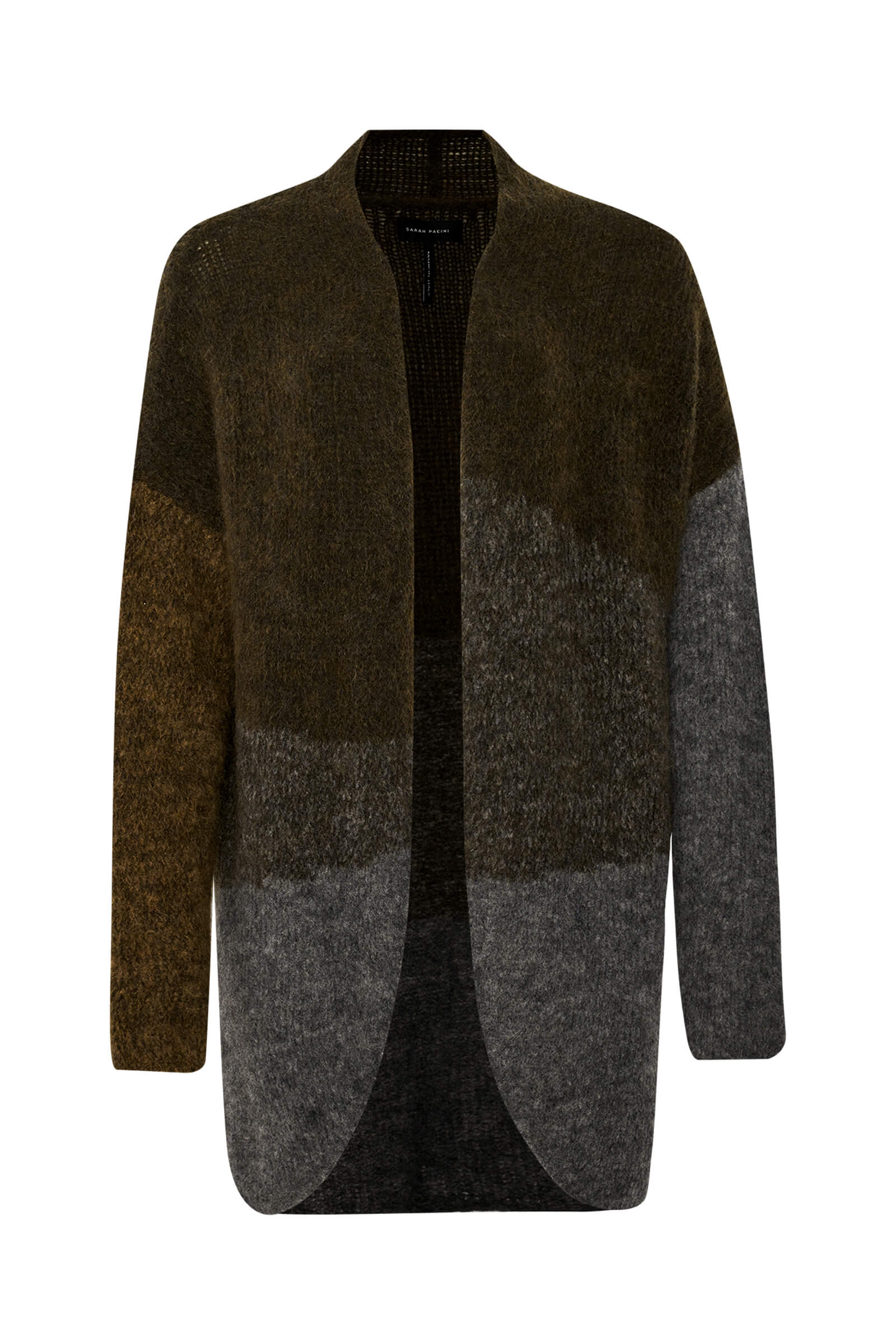 Кардиган из шерсти и мохера Бренд Sarah Pacini