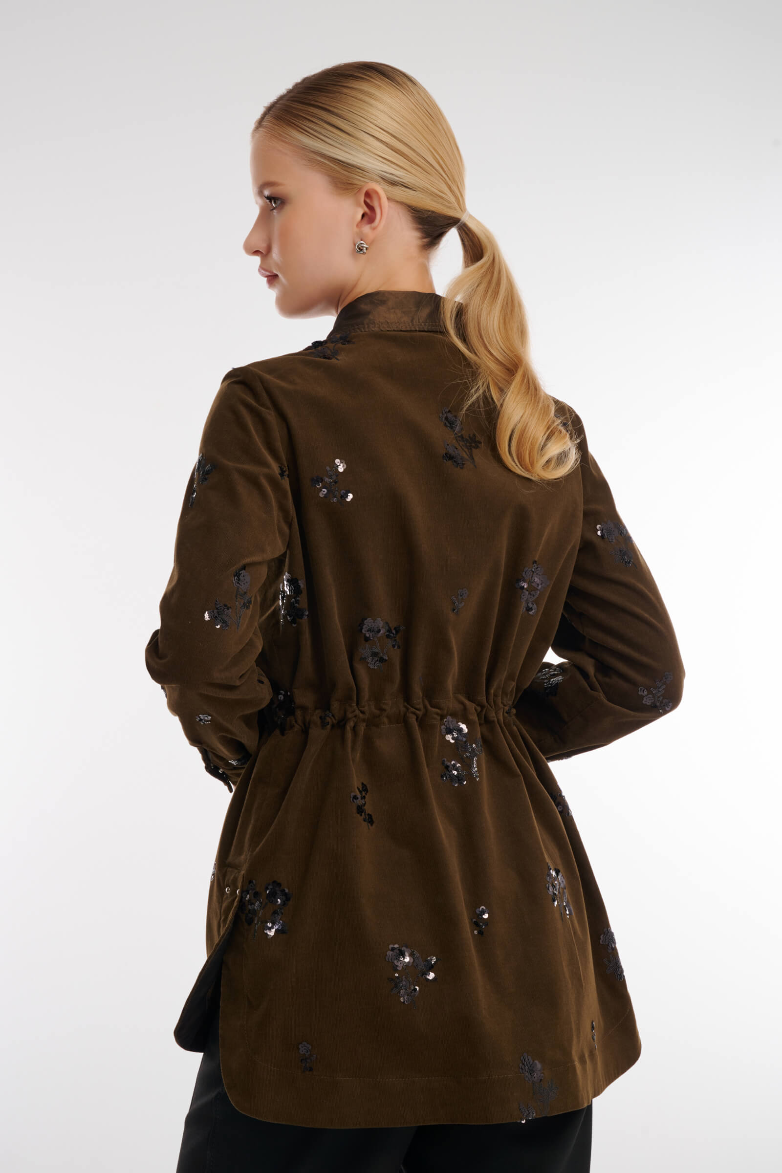 Туника из вельвета с пайетками Бренд Caterina Leman