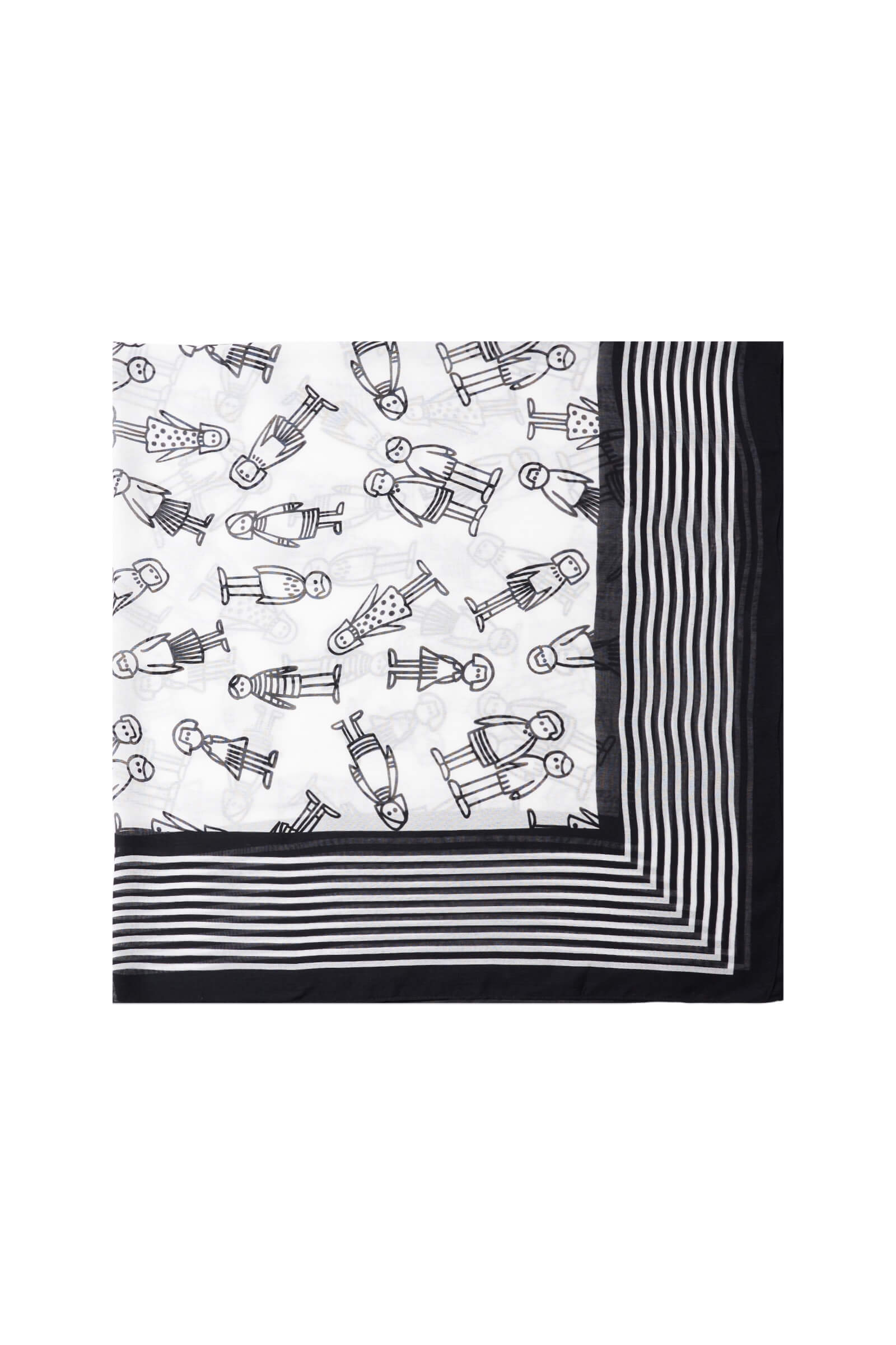 Палантин с принтом Бренд Diana Gallesi