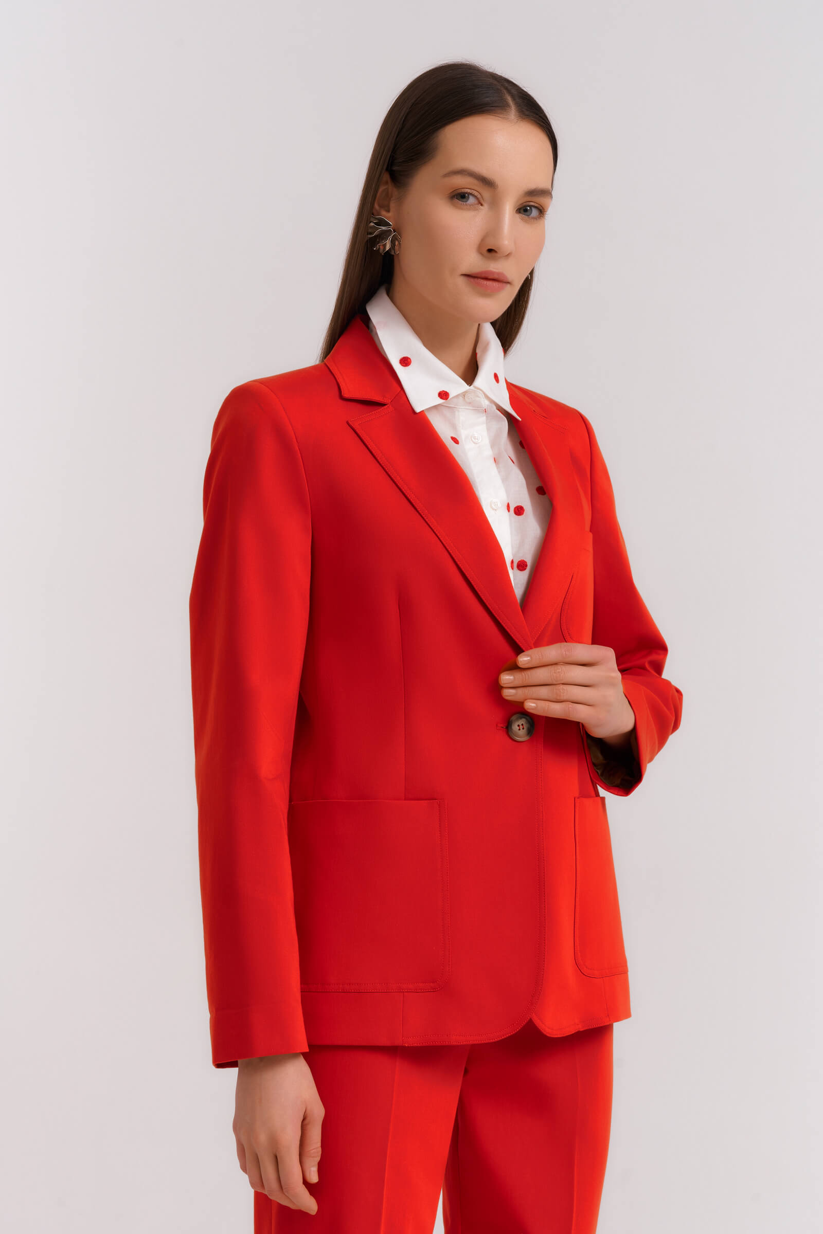 Пиджак с отложным воротником Бренд Diana Gallesi