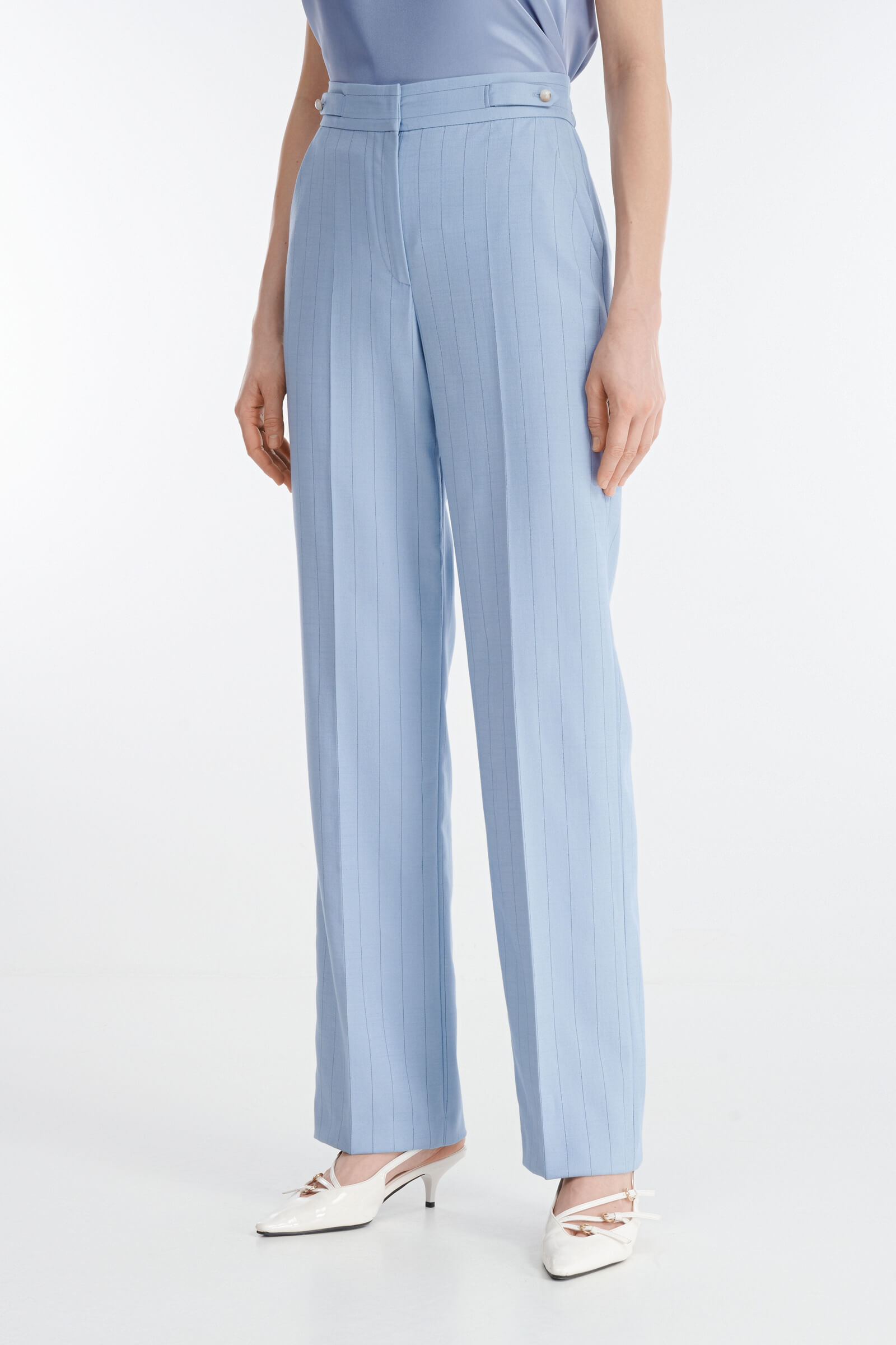 Прямые брюки со стрелками Бренд Caterina Leman