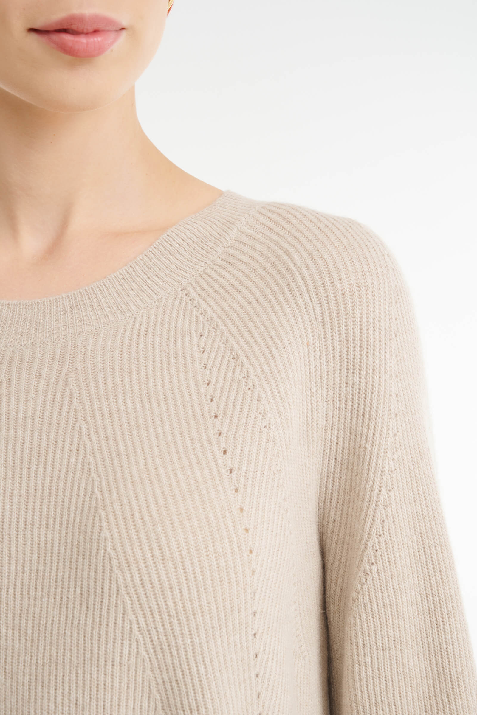 Удлиненный джемпер в рубчик Бренд Rocco Ragni