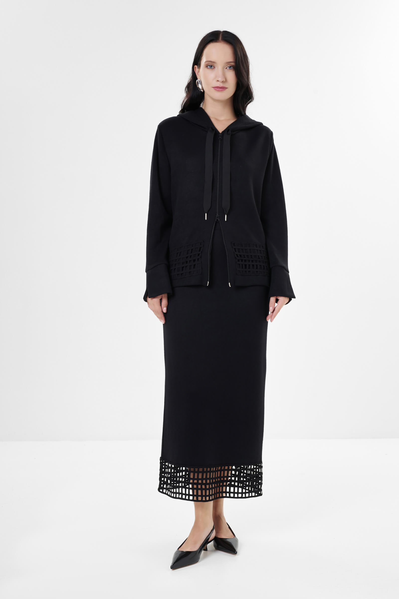 Юбка с перфорацией Бренд Milva Mi