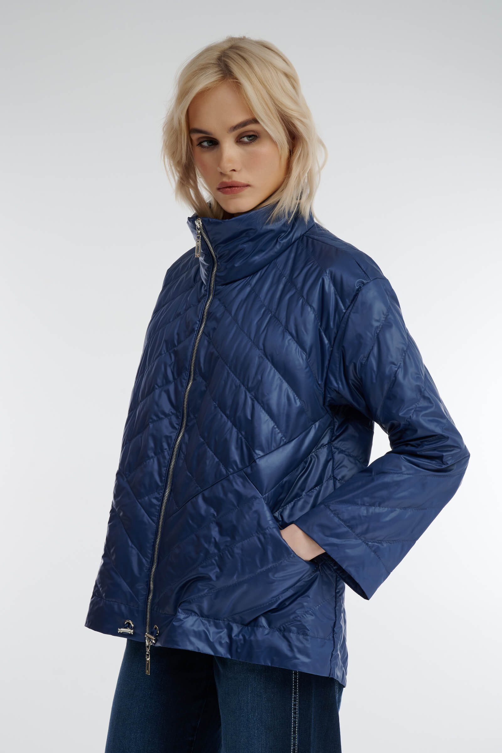 Стеганая куртка на молнии Бренд Caterina Leman