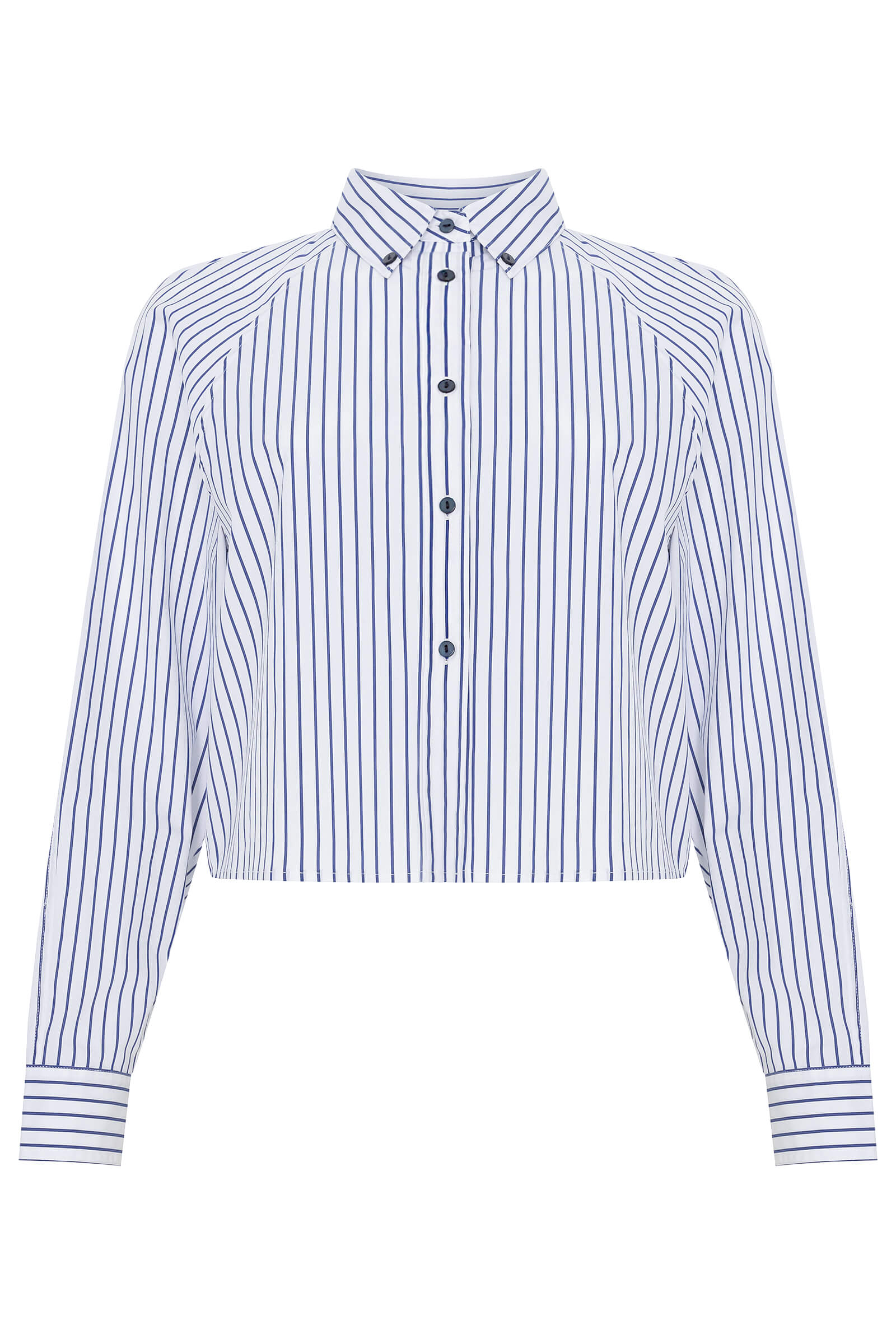 Укороченная хлопковая рубашка Бренд Diana Gallesi