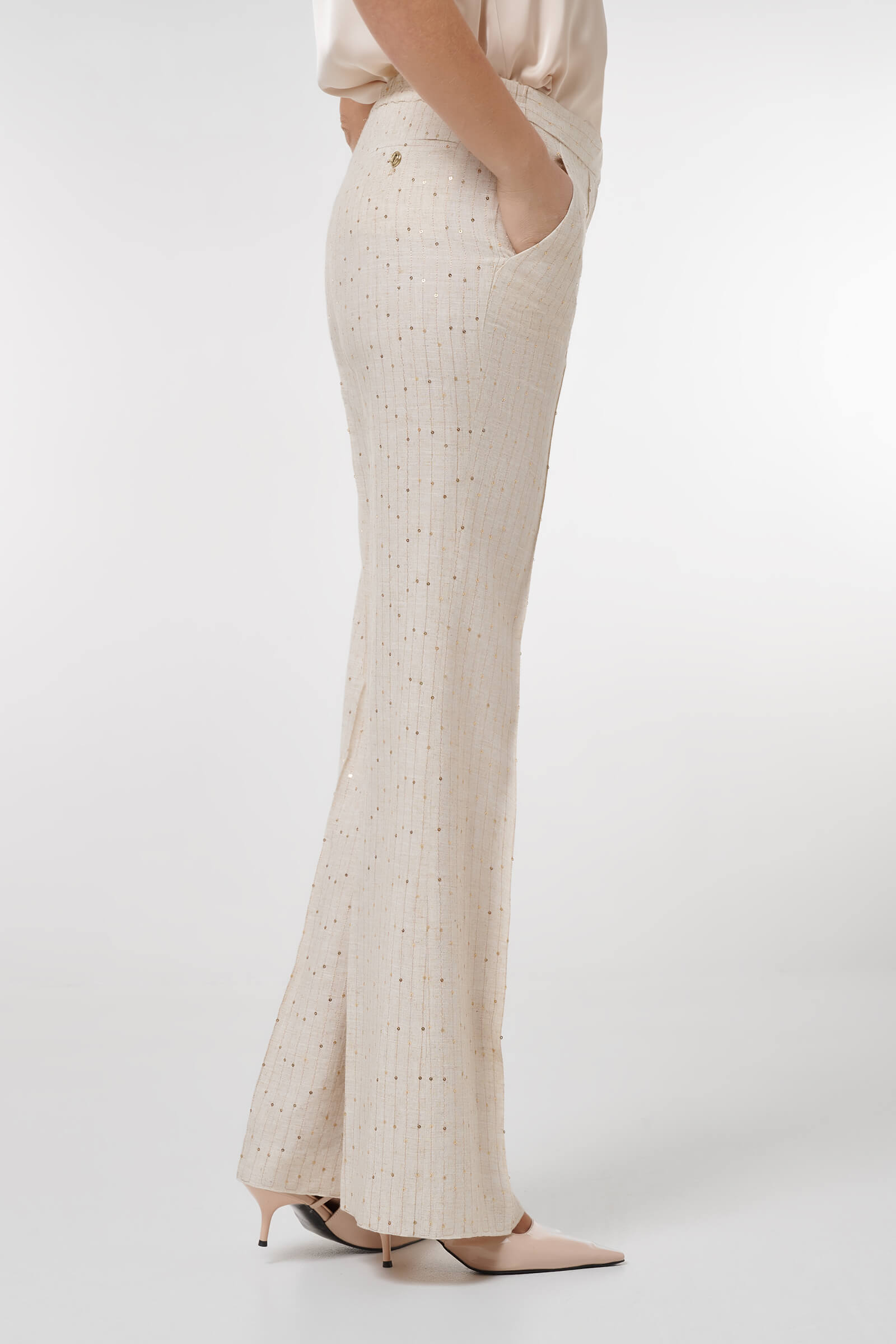 Брюки с пайетками Бренд Caterina Leman