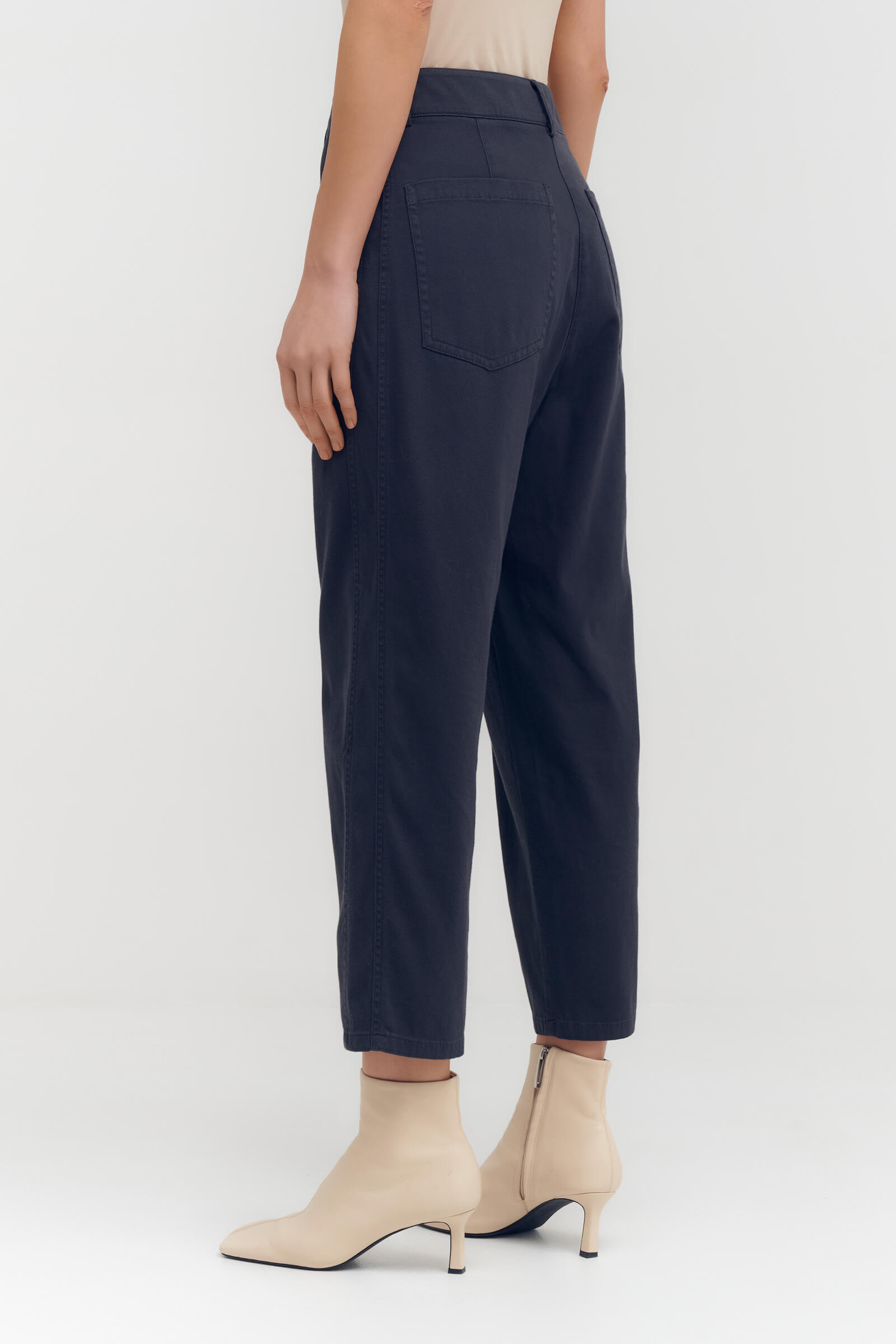 Укороченные брюки из хлопка Бренд Sarah Pacini