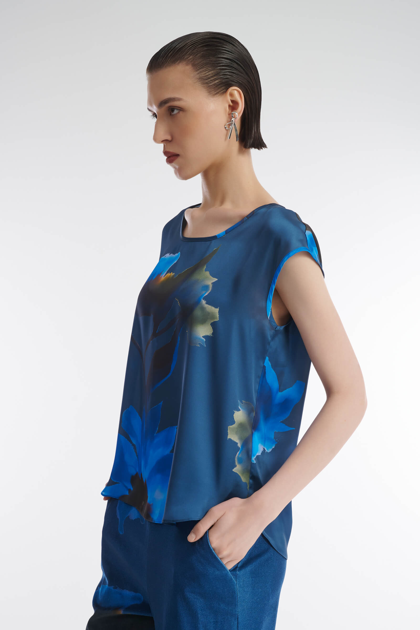 Топ с цветочным принтом Бренд Caterina Leman