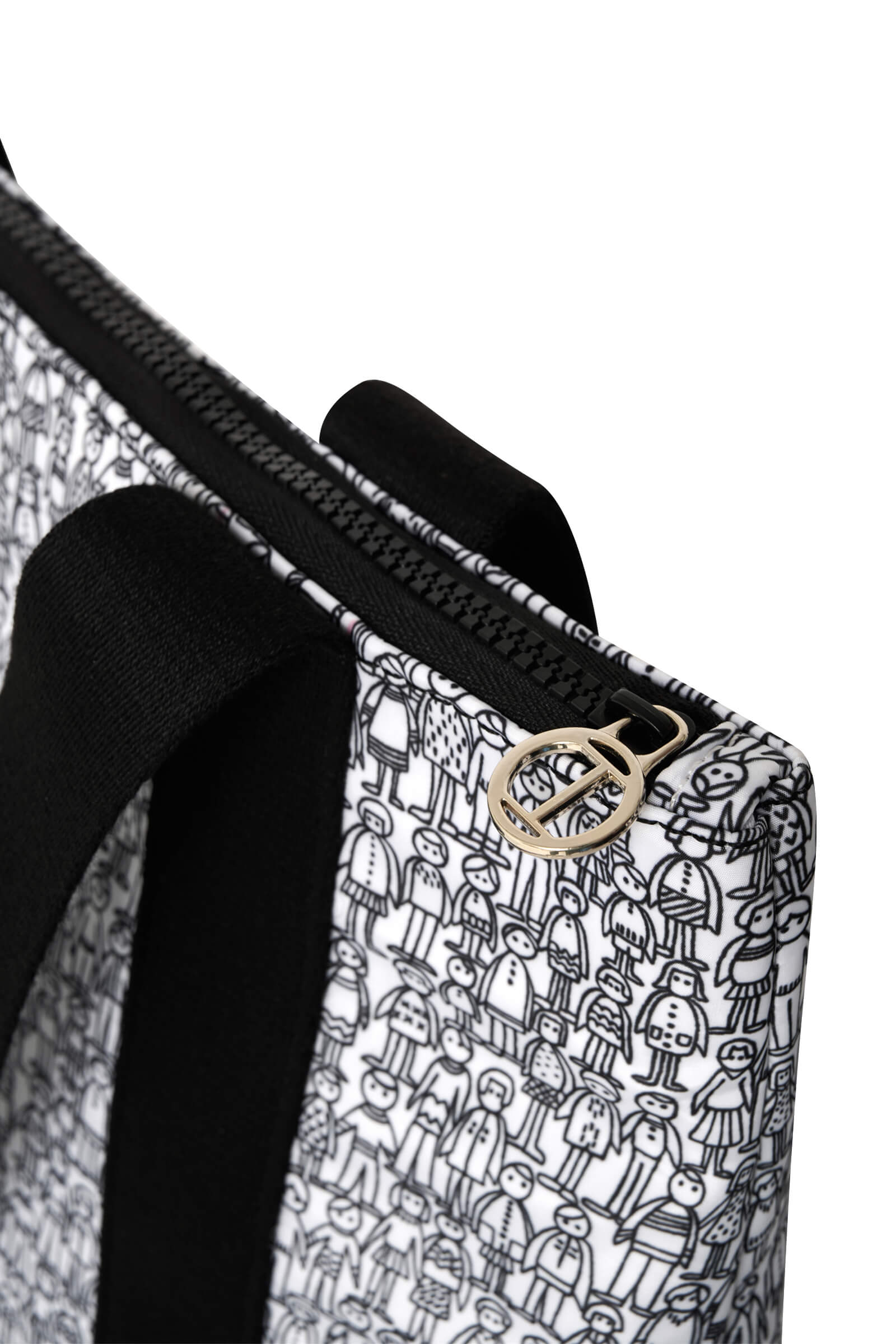 Сумка-шоппер с принтом Бренд Diana Gallesi