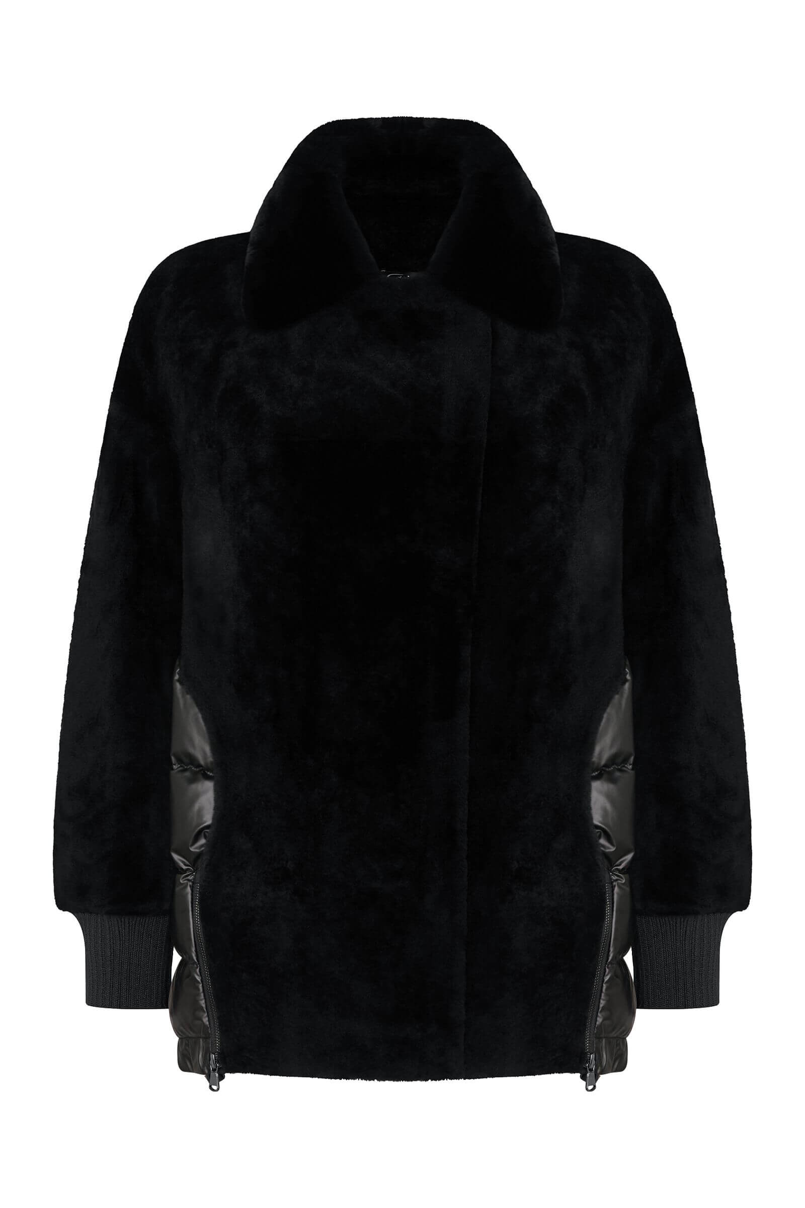 Комбинированная дубленка Бренд Caterina Leman