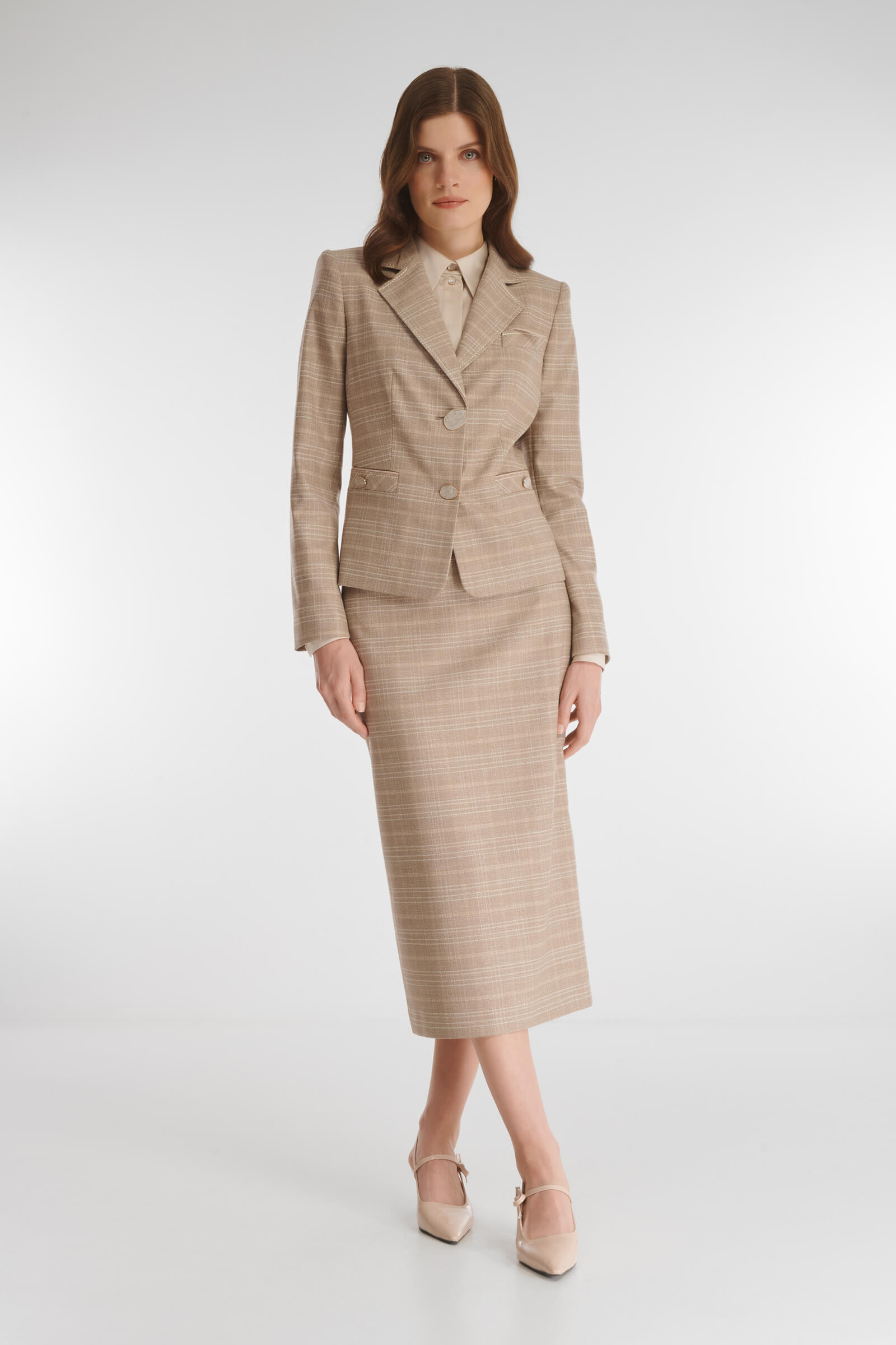 Пиджак с английским воротником Бренд Caterina Leman