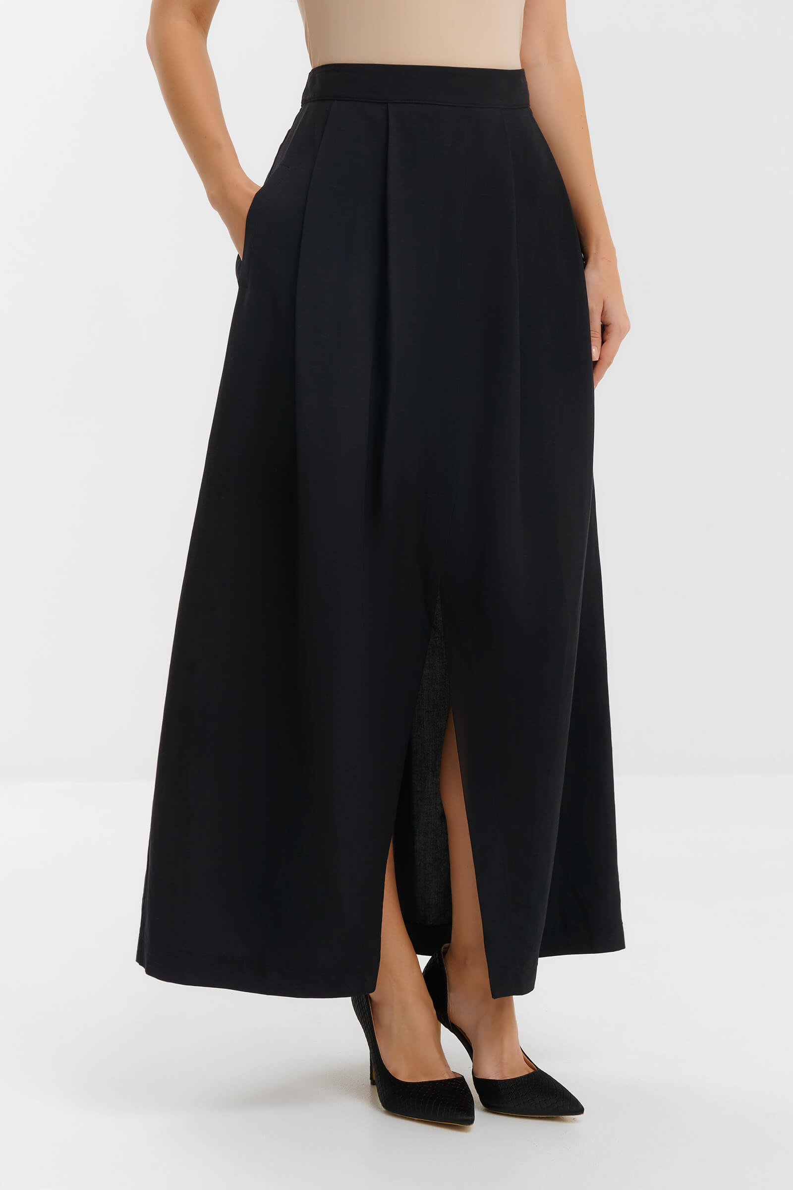 Юбка макси с разрезом Бренд Milva Mi