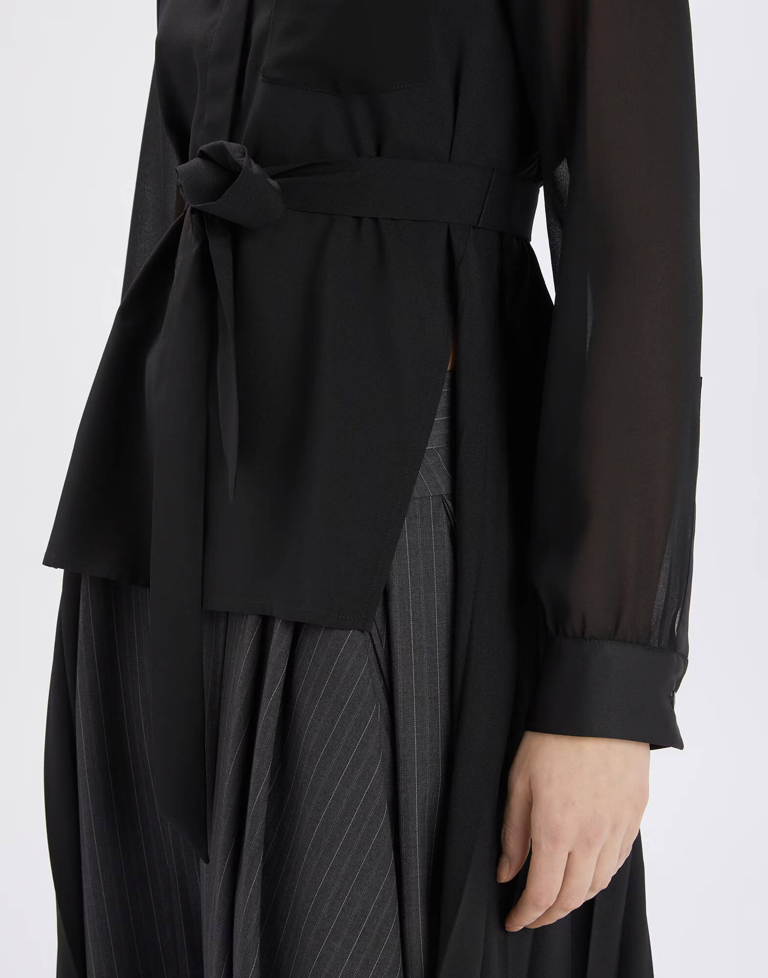 Туника асимметричная с плиссировкой Бренд High