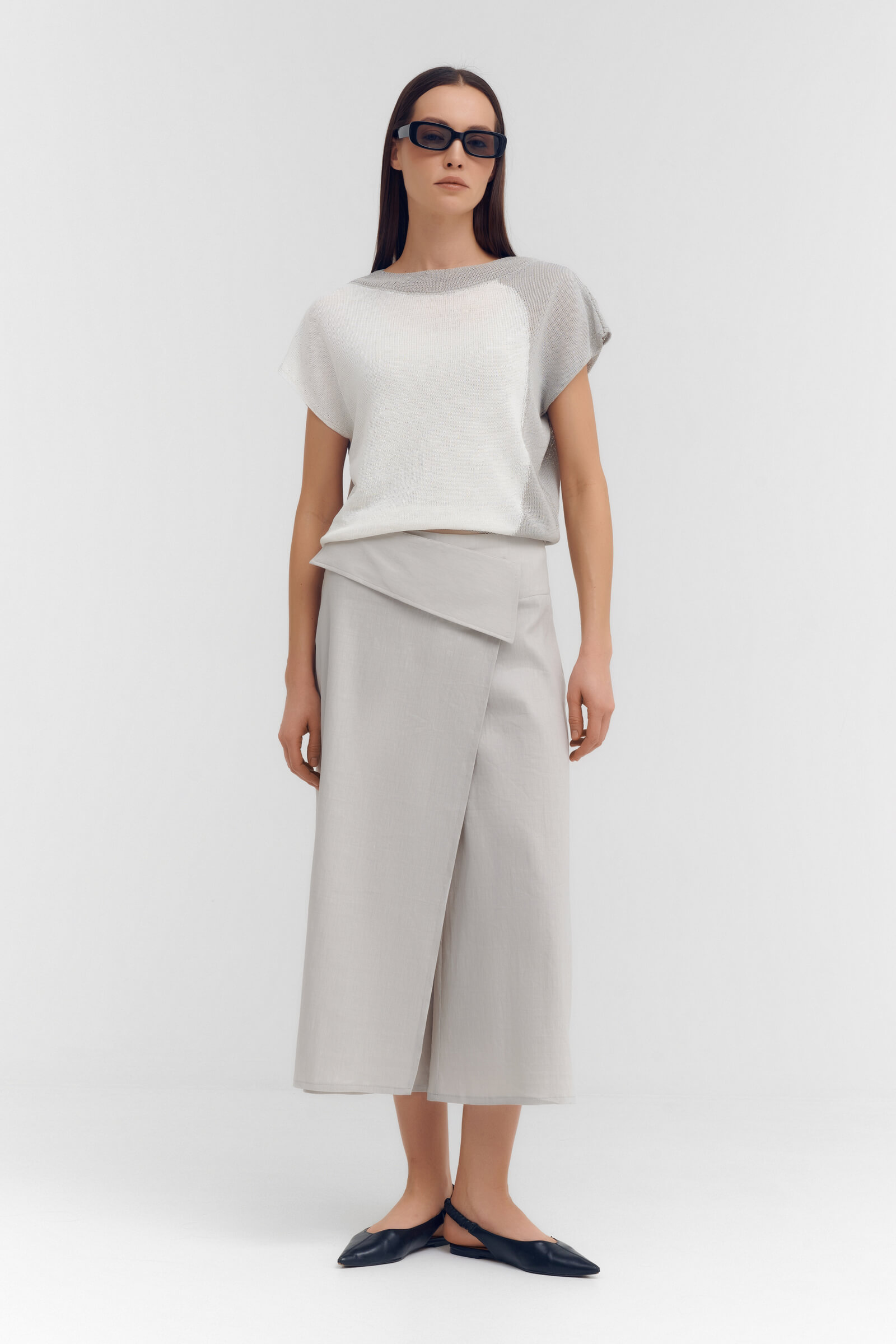 Джемпер свободного кроя Бренд Sarah Pacini