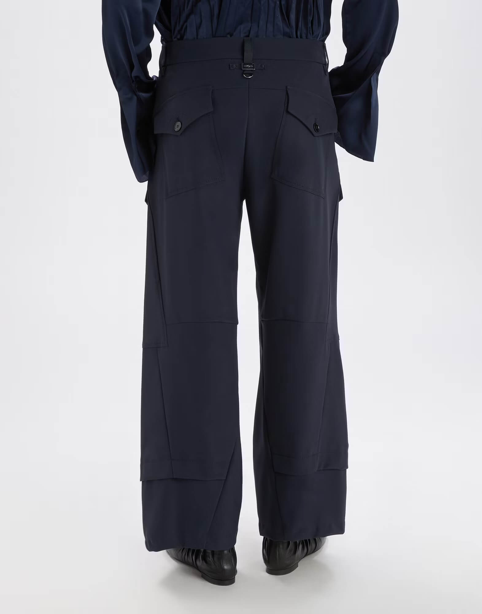 Широкие брюки-кюлоты с карманами Бренд High