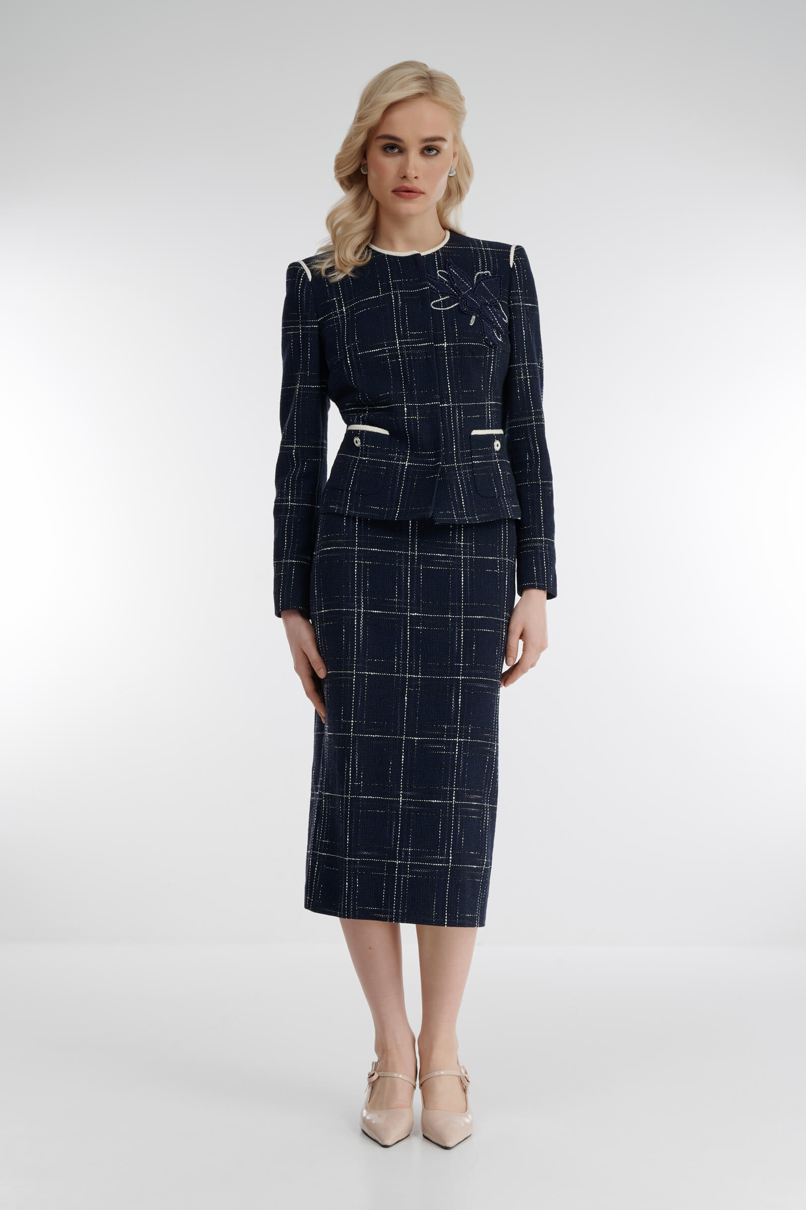 Жакет с вышитой аппликацией Бренд Caterina Leman