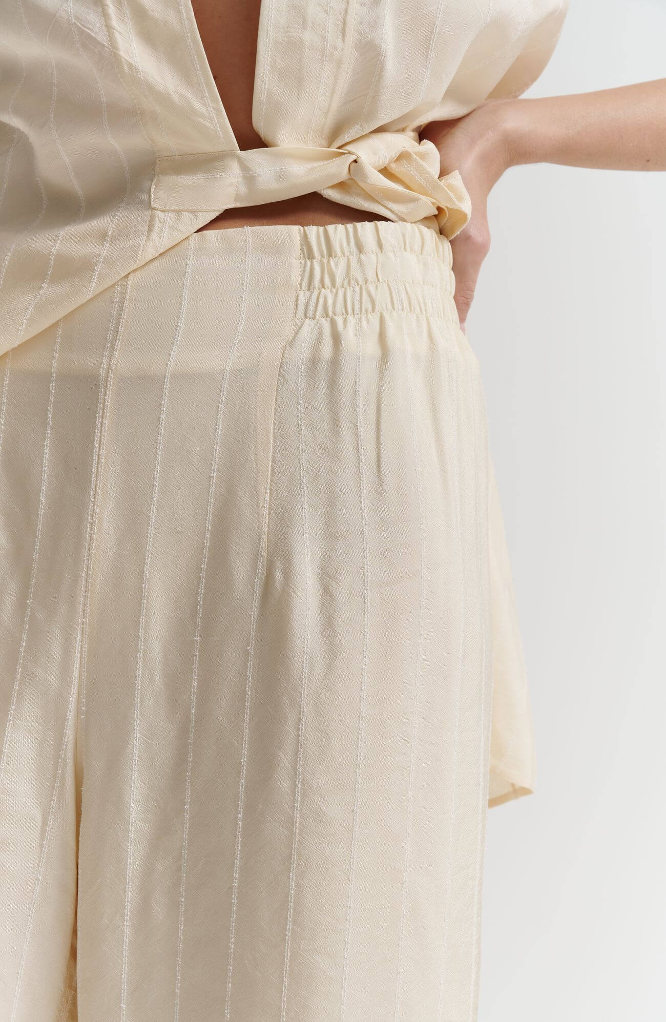 Широкие брюки в полоску Бренд GentryPortofino