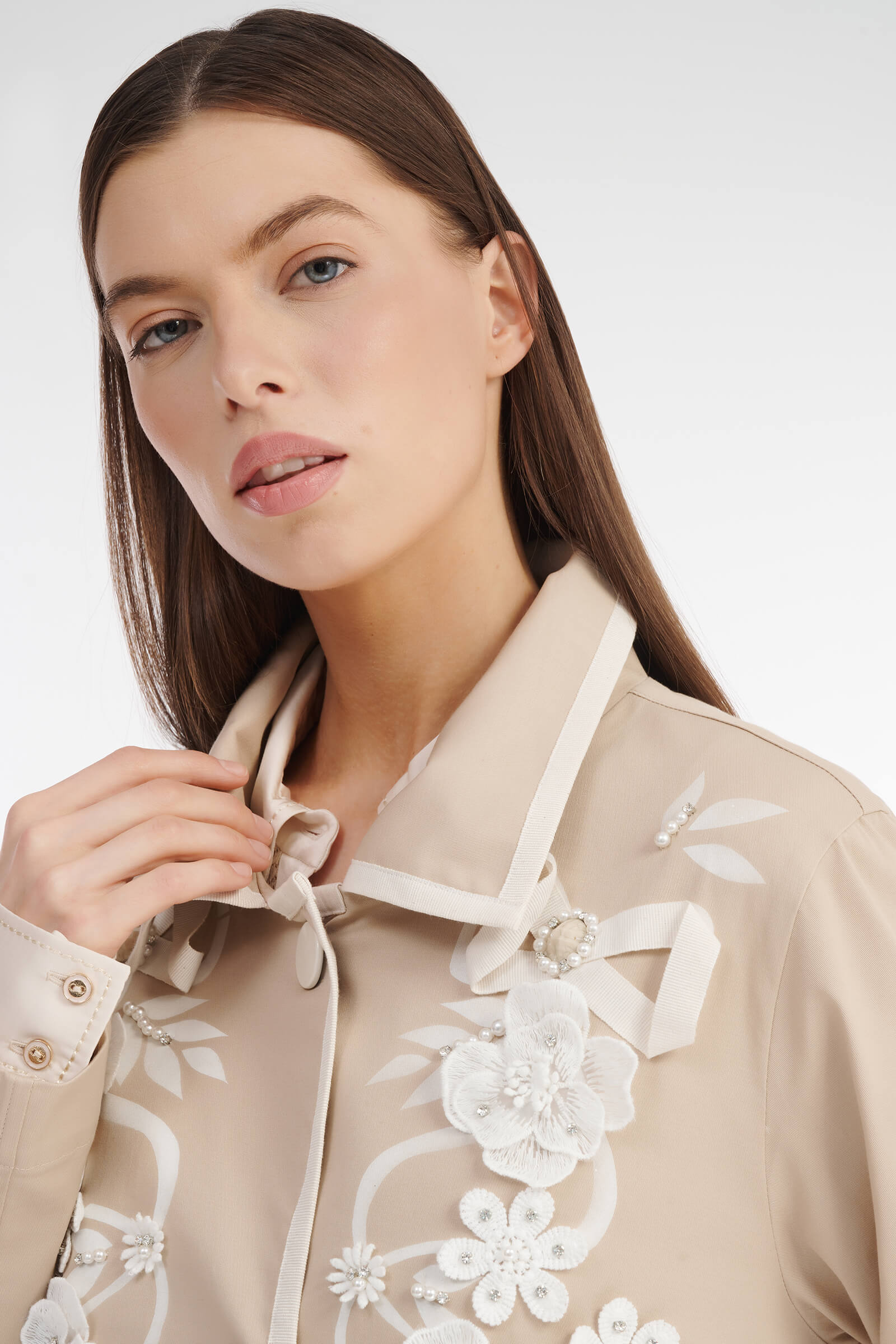 Плащ с декором Бренд Caterina Leman