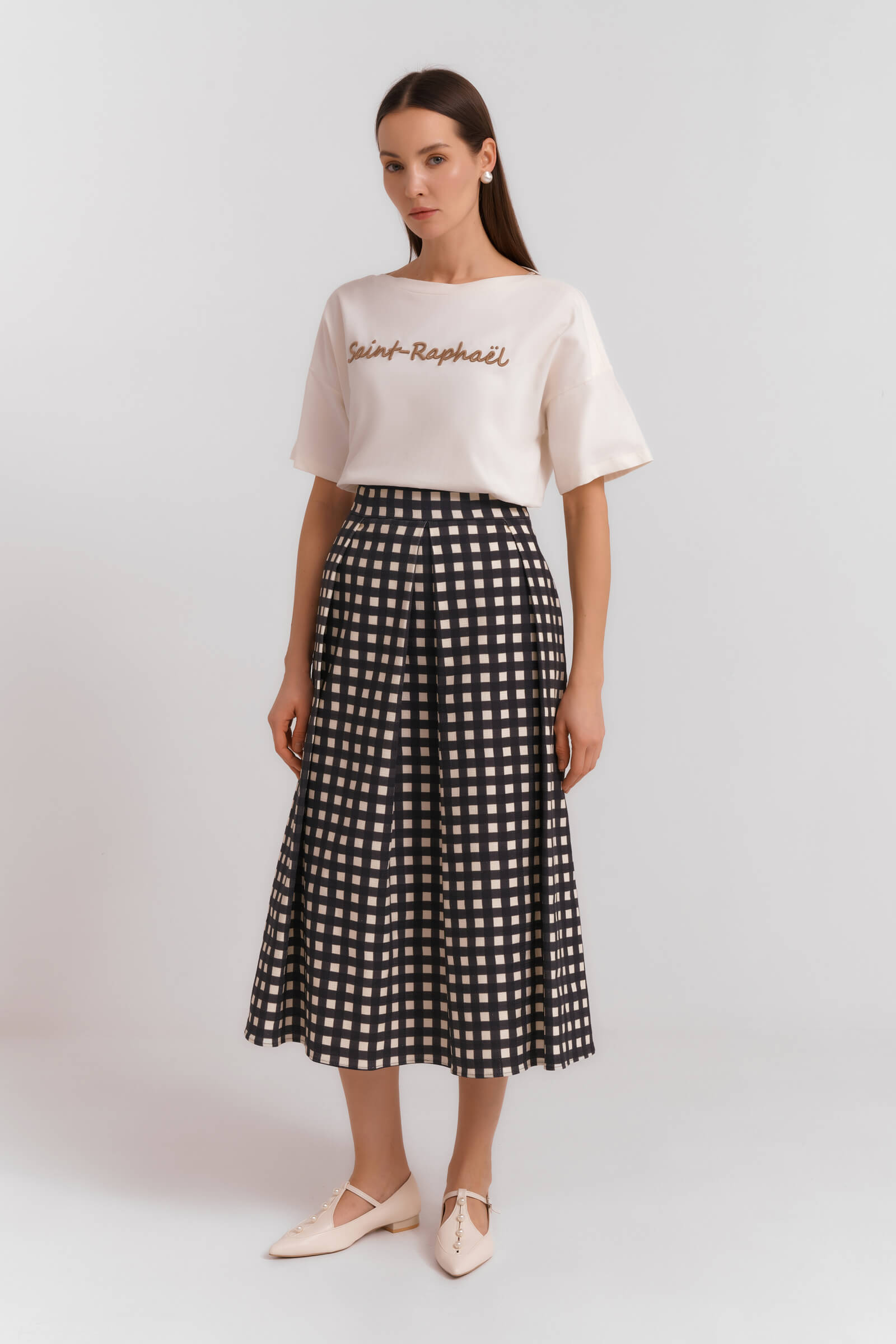 Юбка миди с клиньями Бренд Diana Gallesi