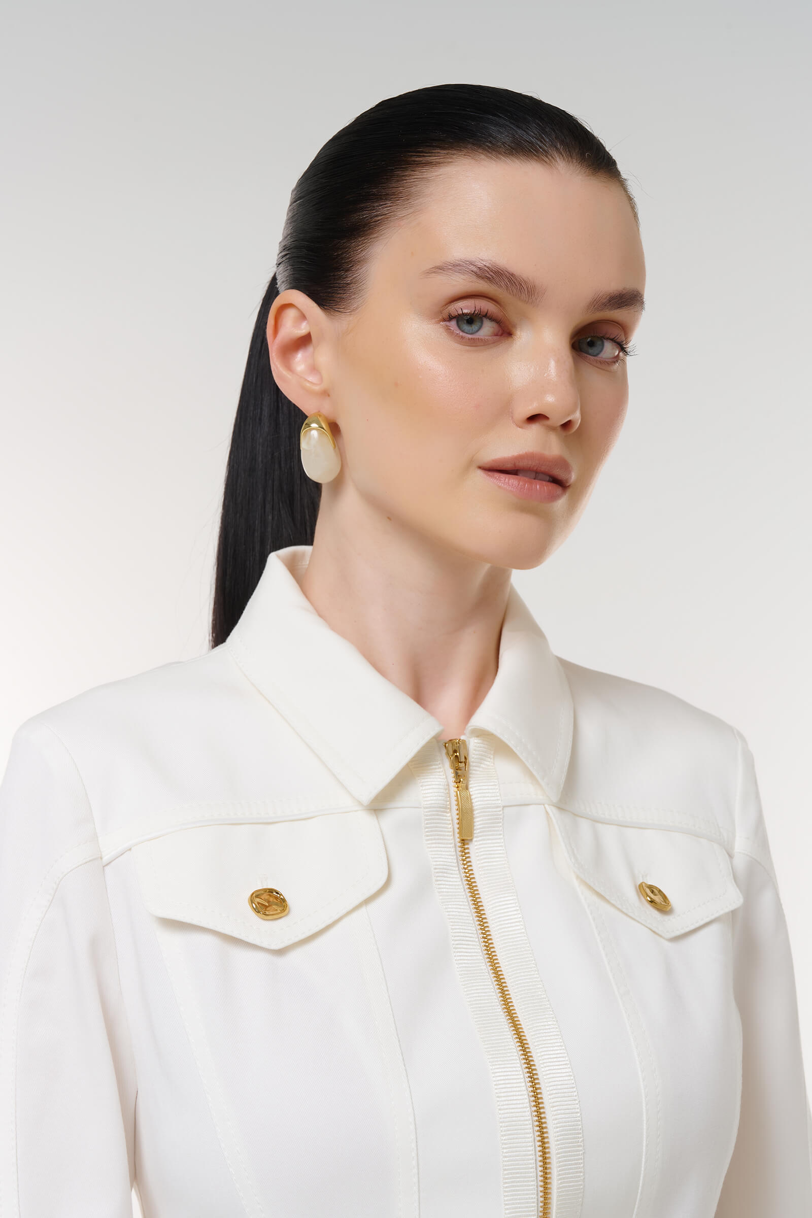 Приталенный жакет на молнии Бренд Caterina Leman