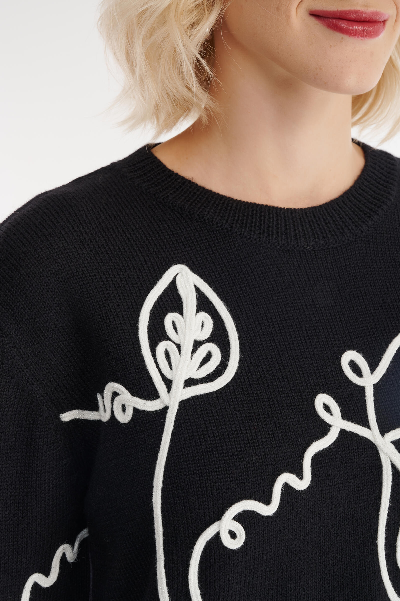 Джемпер с узором Бренд Diana Gallesi