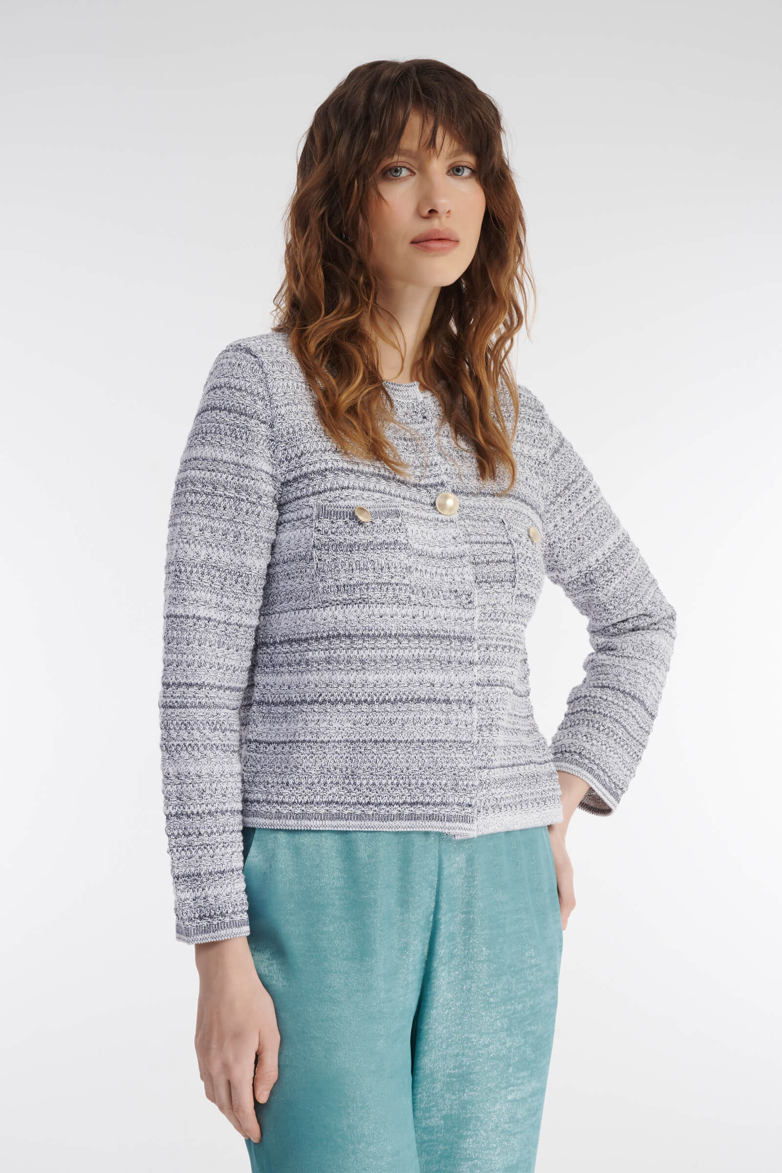 Кардиган с накладными карманами Бренд Caterina Leman