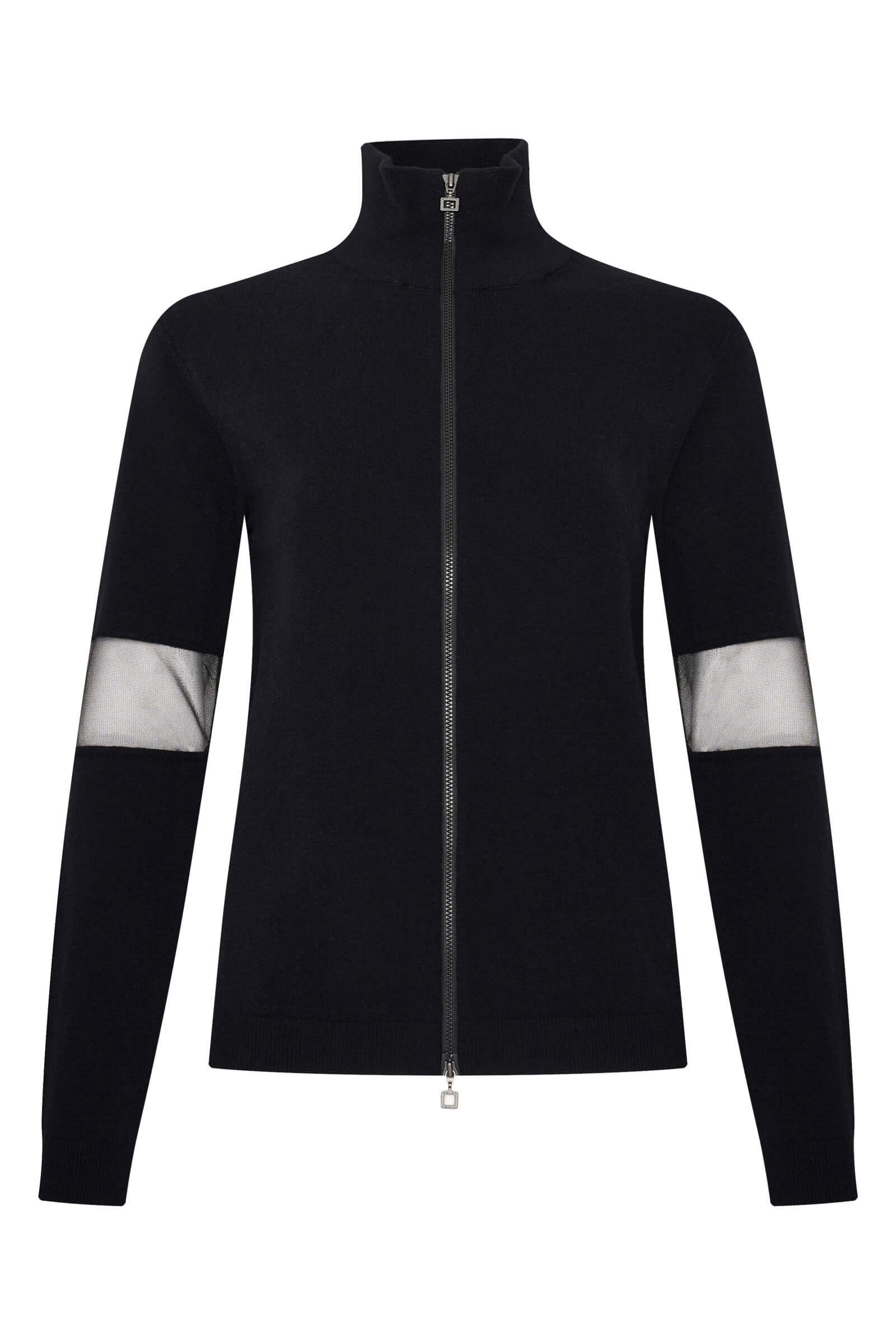 Кардиган на молнии с прозрачными вставками на рукавах Бренд Sarah Pacini