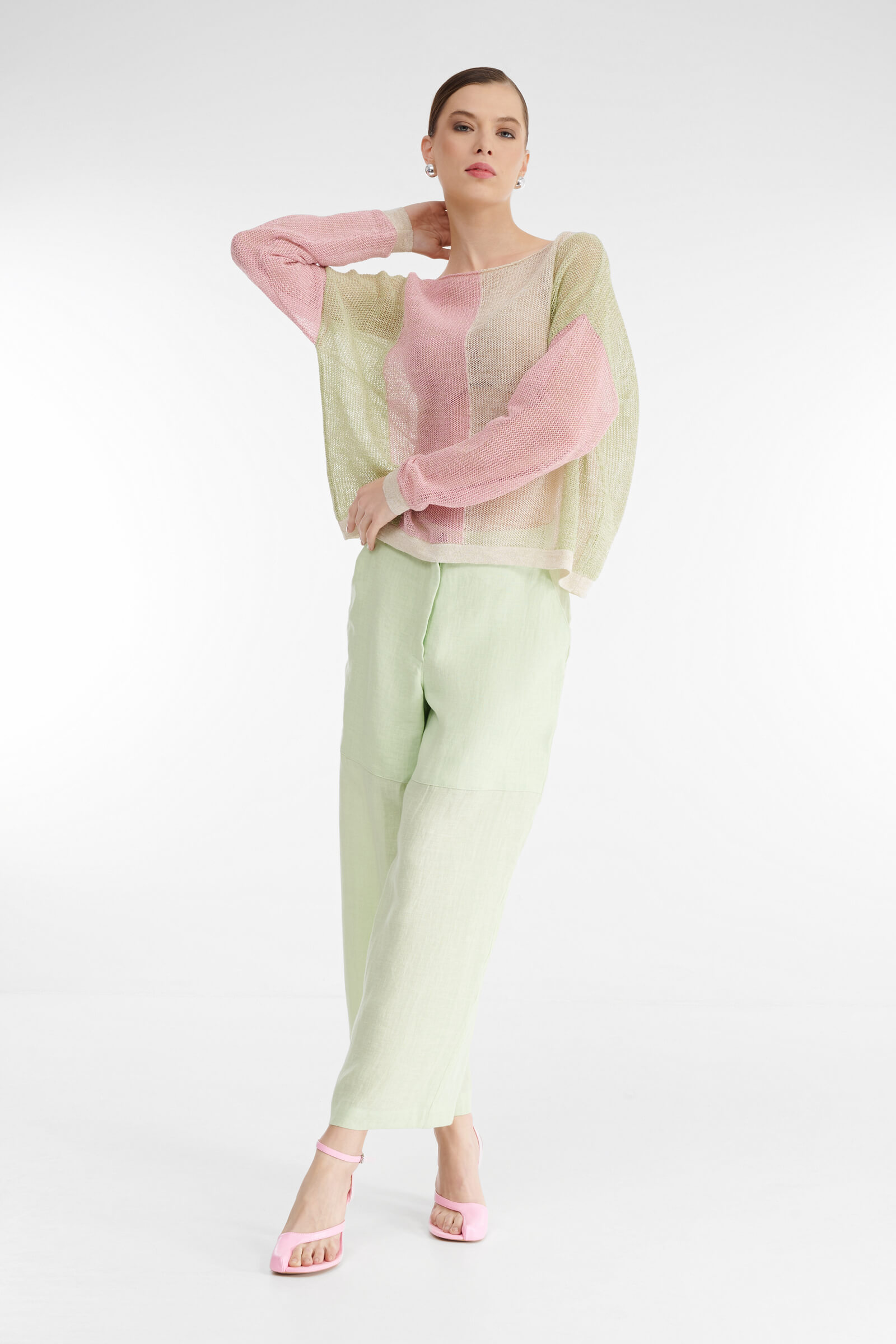 Джемпер из тонкого трикотажа Бренд Sarah Pacini