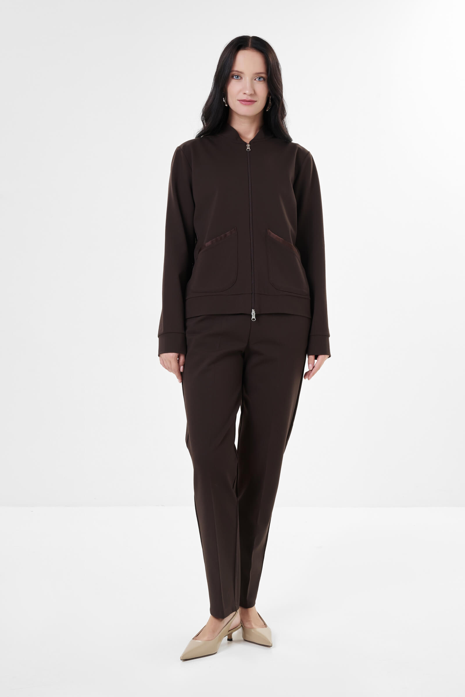 Толстовка из смесовой вискозы с пайетками Бренд Milva Mi