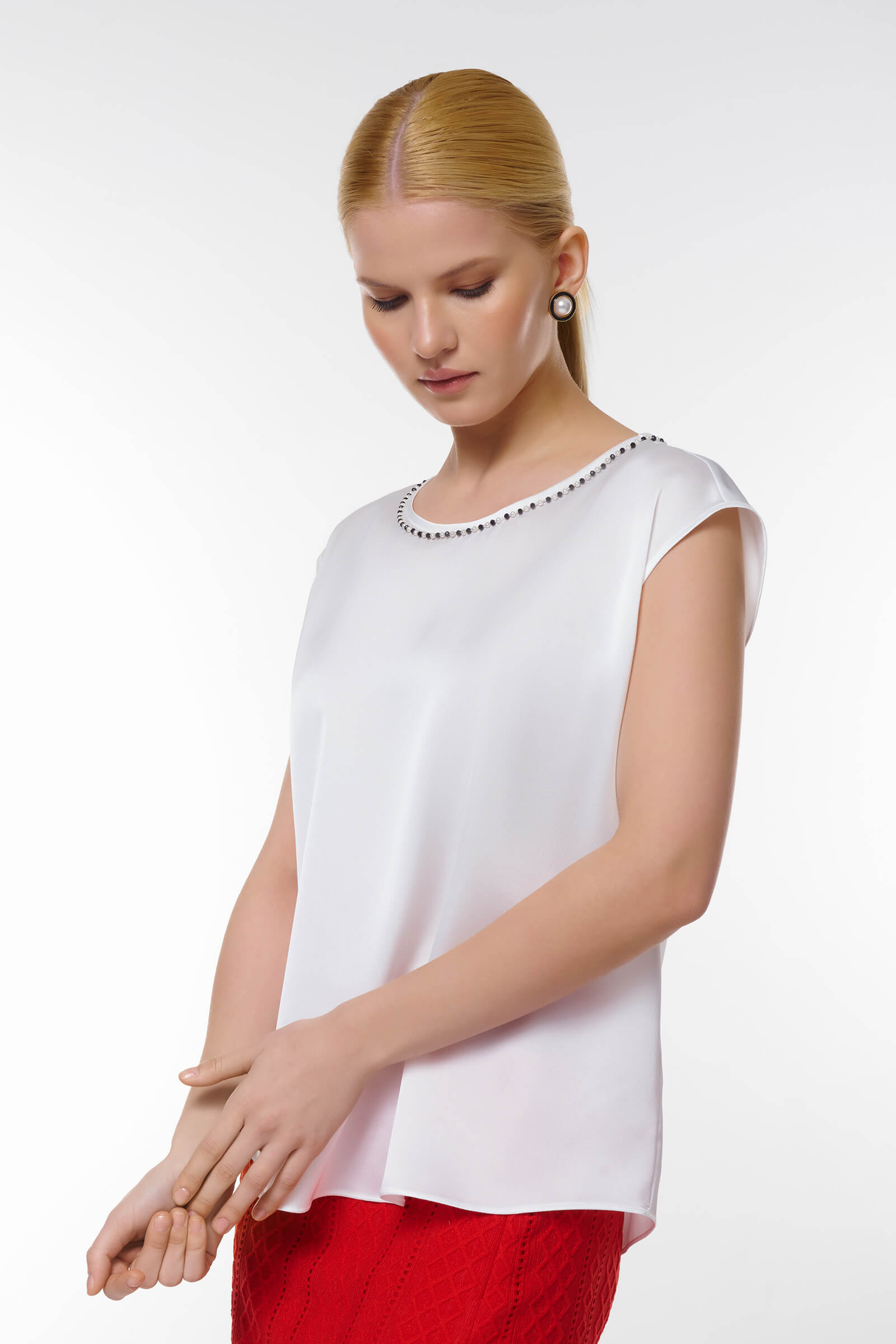 Топ с бисером Бренд Caterina Leman