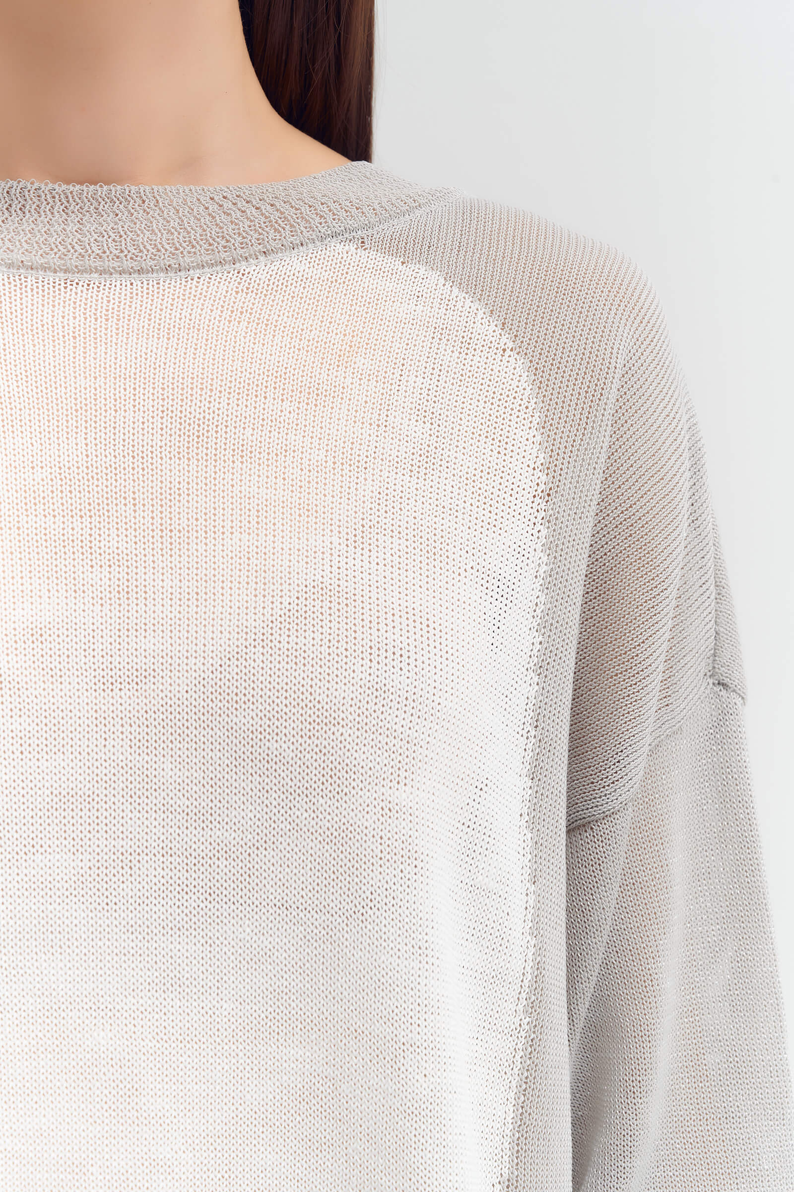 Джемпер с комбинированной расцветкой Бренд Sarah Pacini