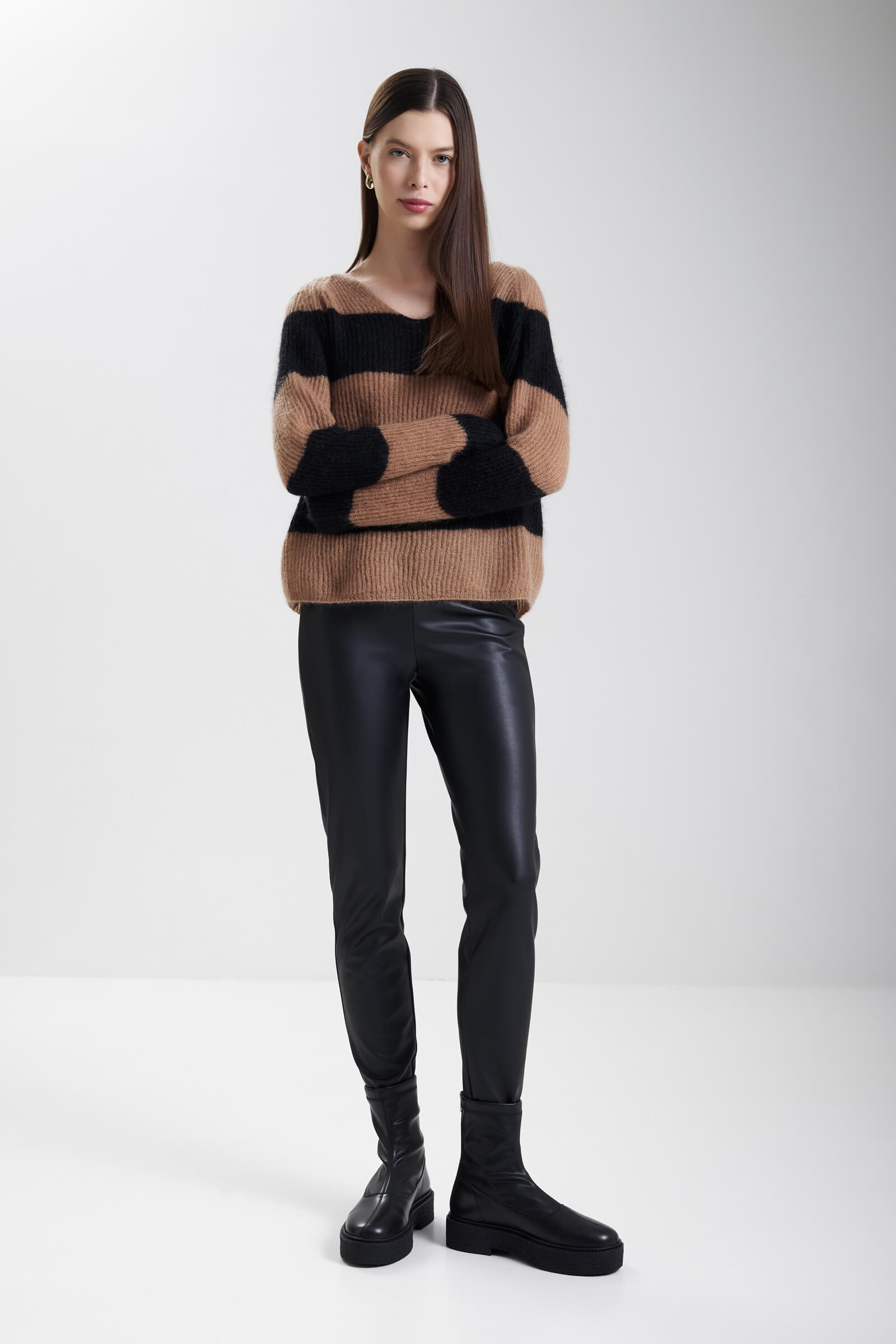 Ботинки из натуральной кожи Бренд MM