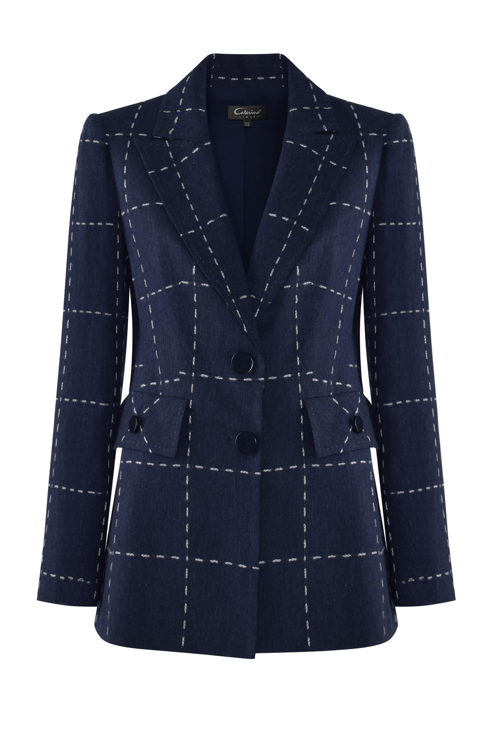 Пиджак с принтом в виде строчки Бренд Caterina Leman