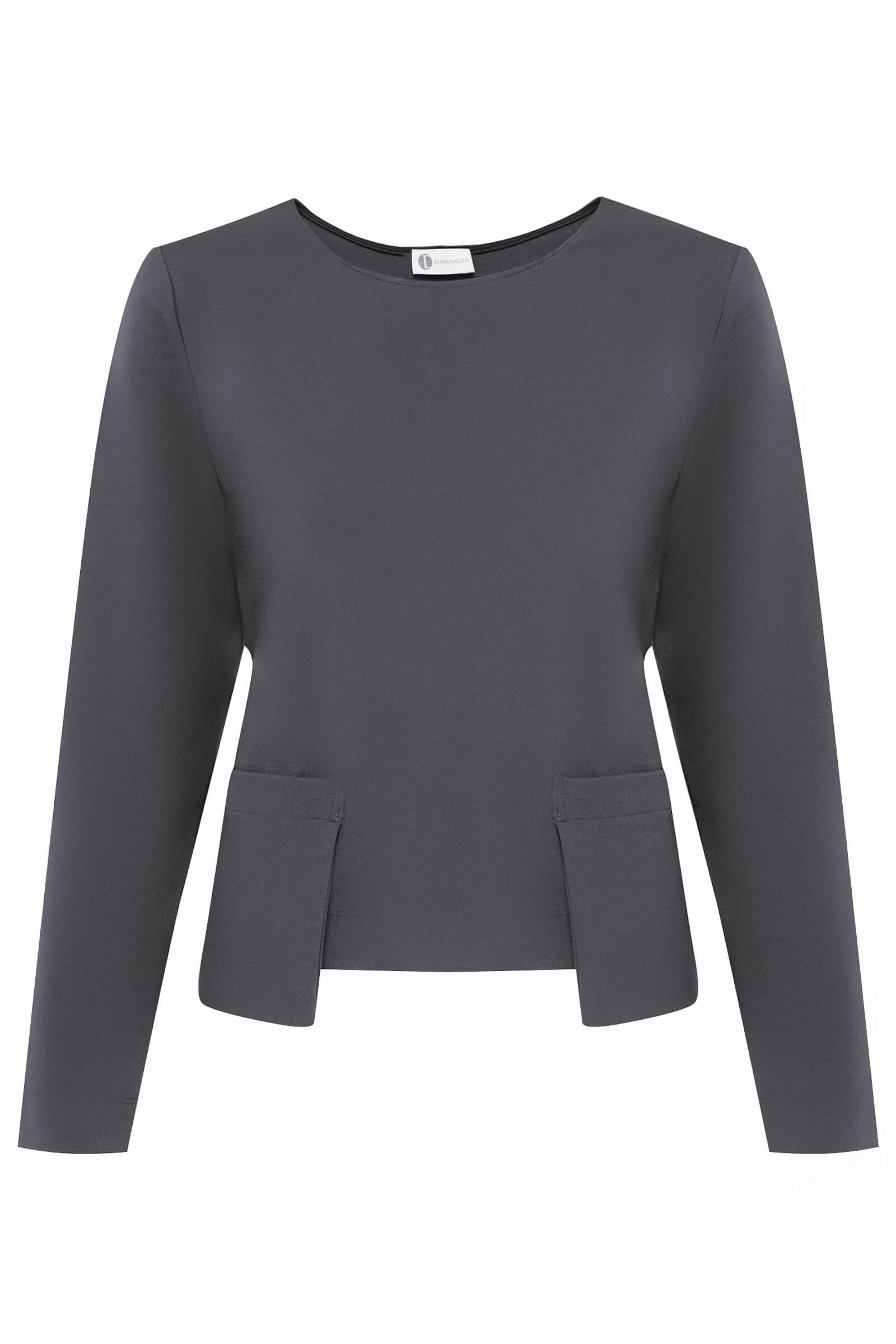 Джемпер с накладными карманами Бренд Diana Gallesi