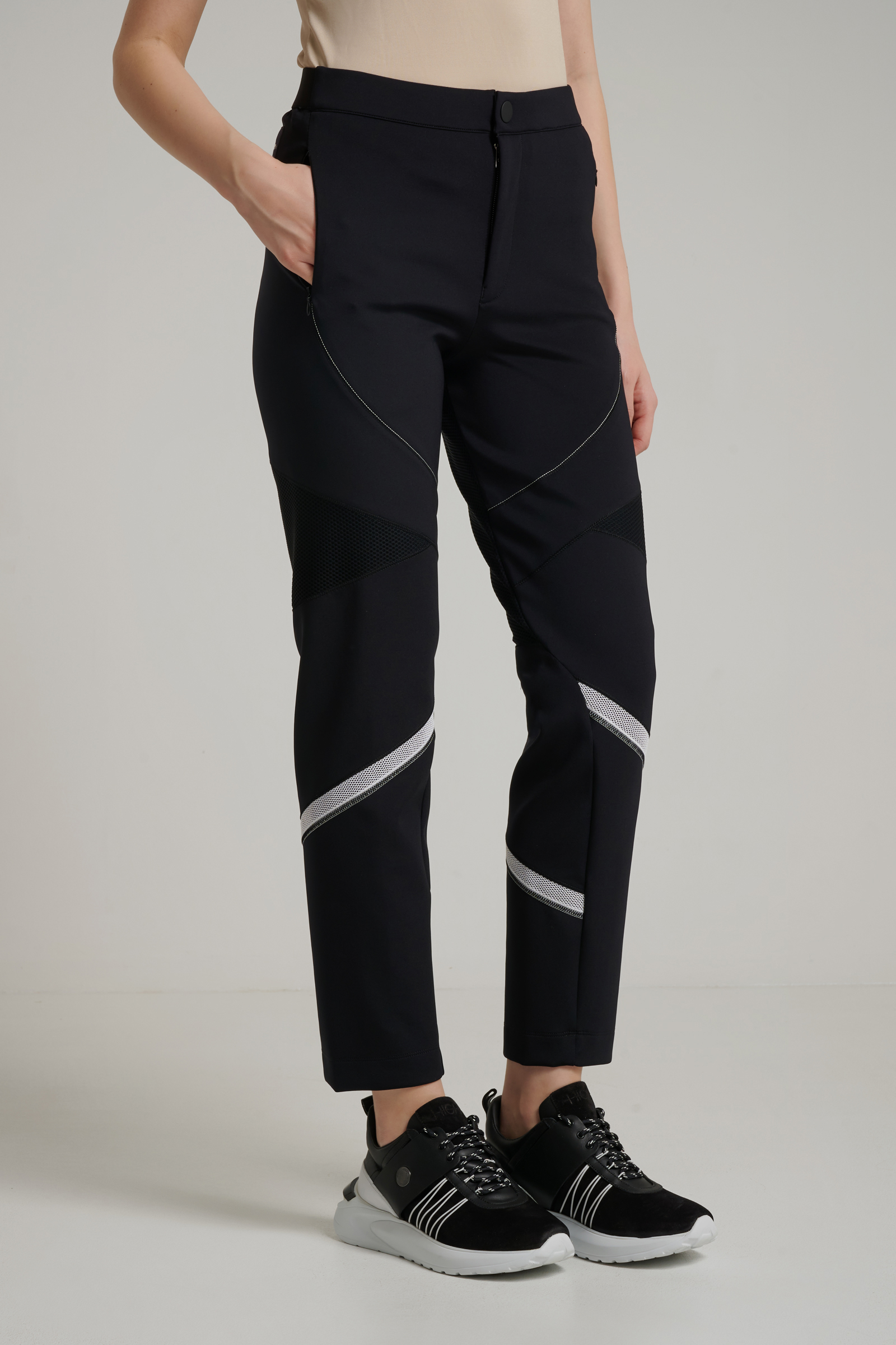 Брюки со вставками Бренд High