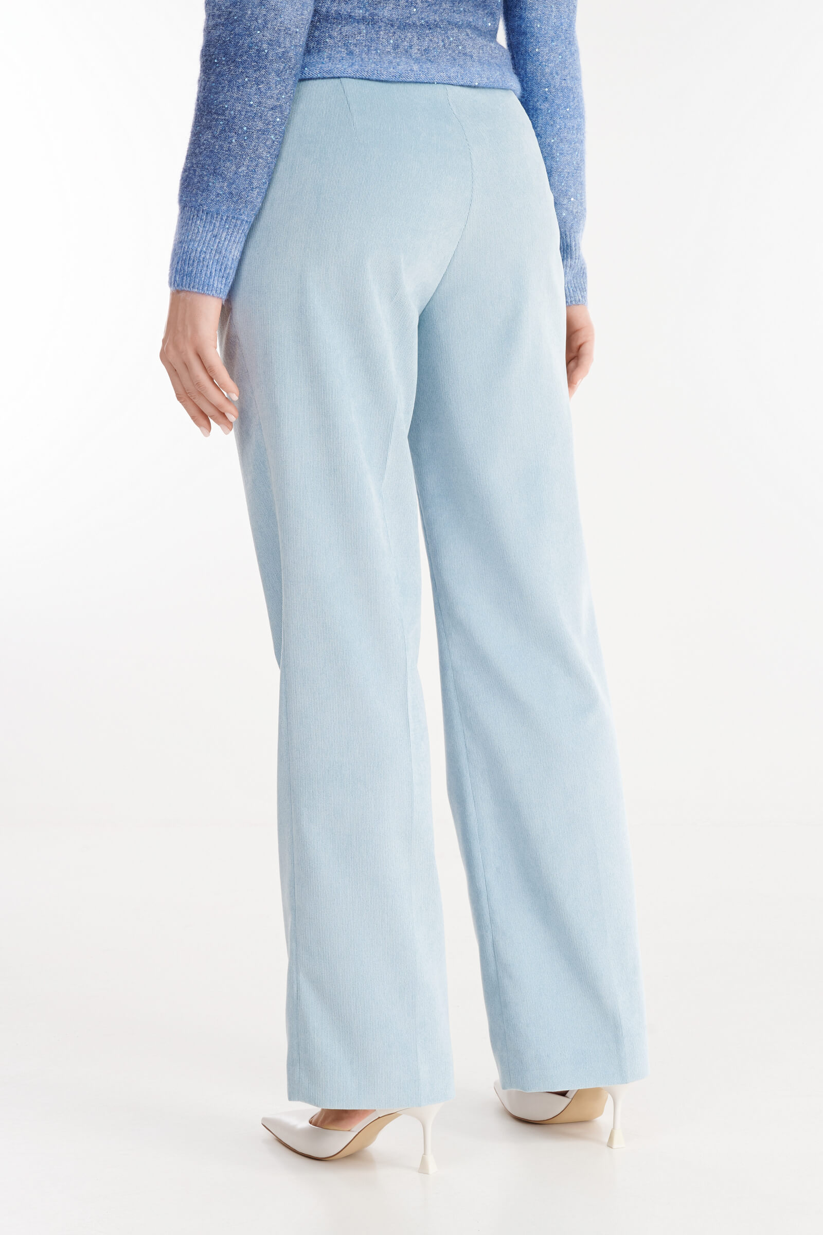 Вельветовые брюки со стрелками Бренд Diana Gallesi