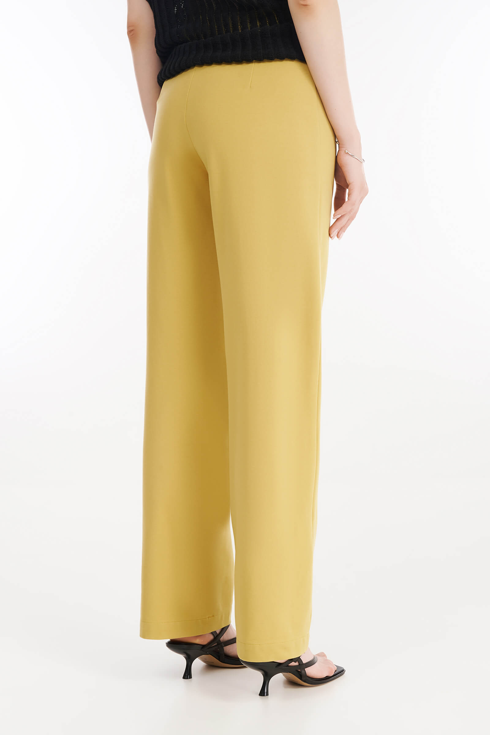 Длинные брюки с асимметричной деталью Бренд Sarah Pacini