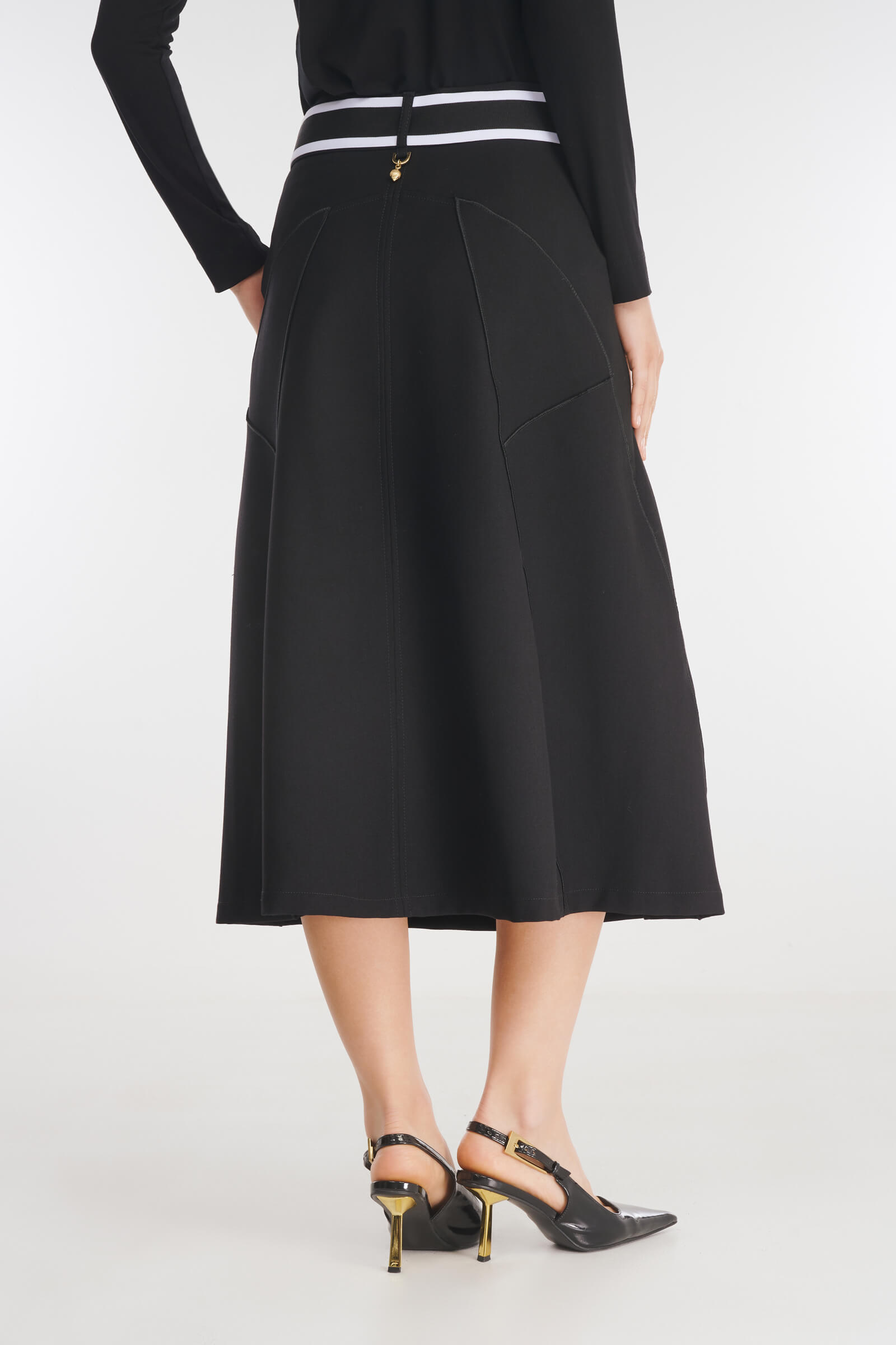 Расклешенная юбка из вискозы Бренд Caterina Leman