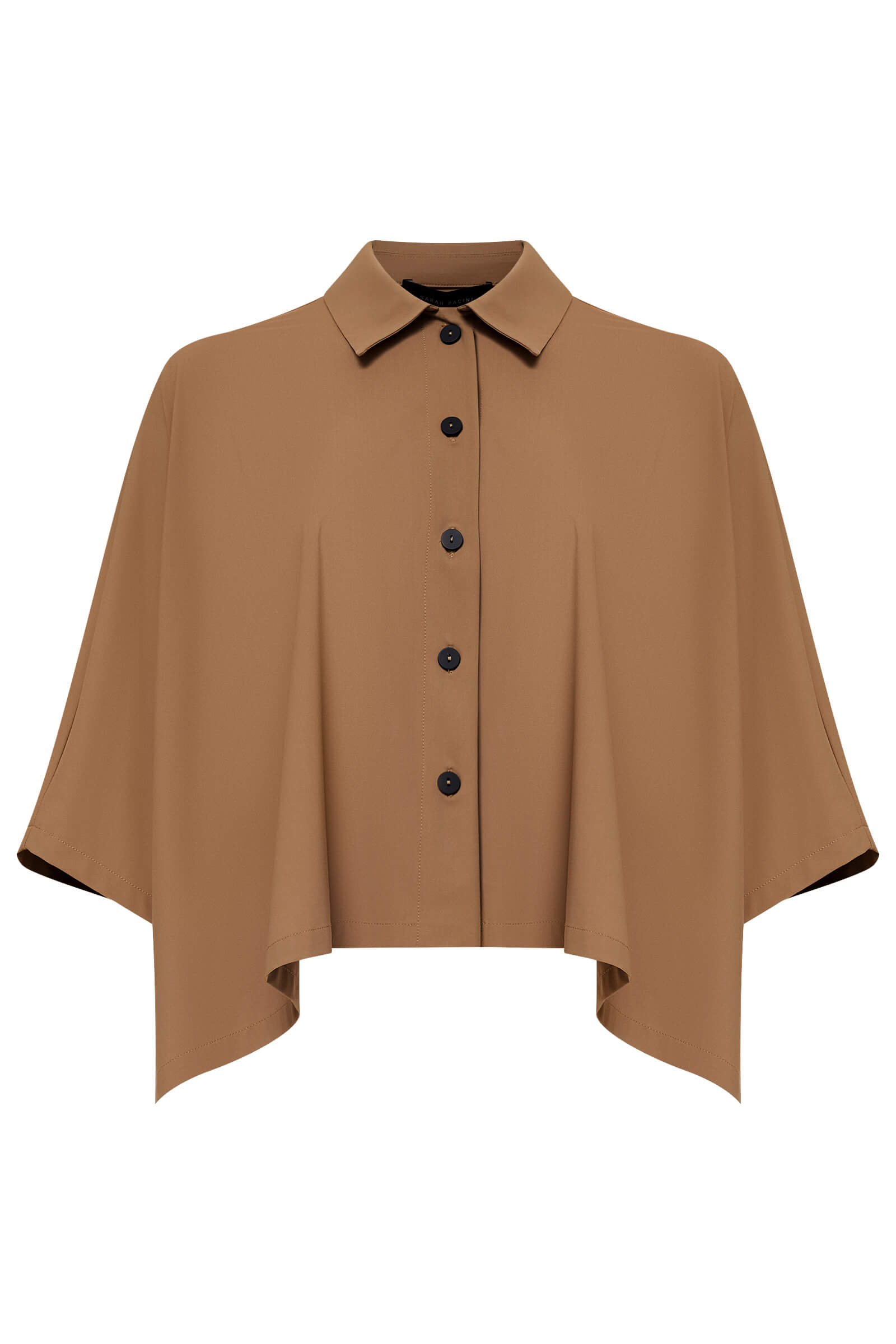 Блузка из льна свободного кроя Бренд Sarah Pacini