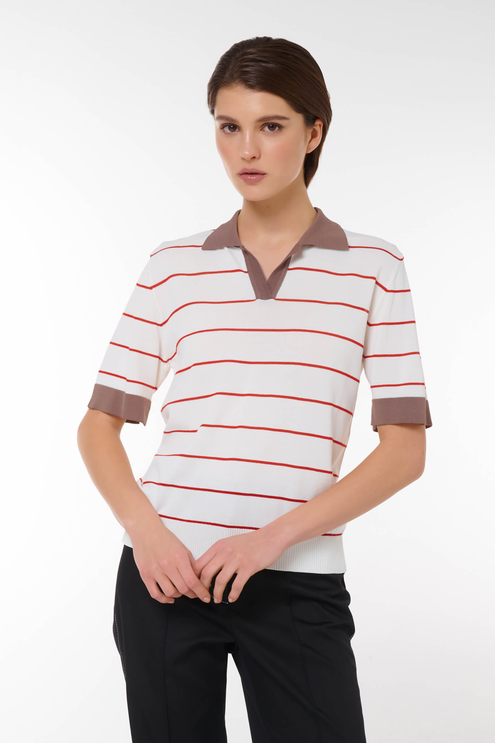 Джемпер в полоску Бренд Caterina Leman