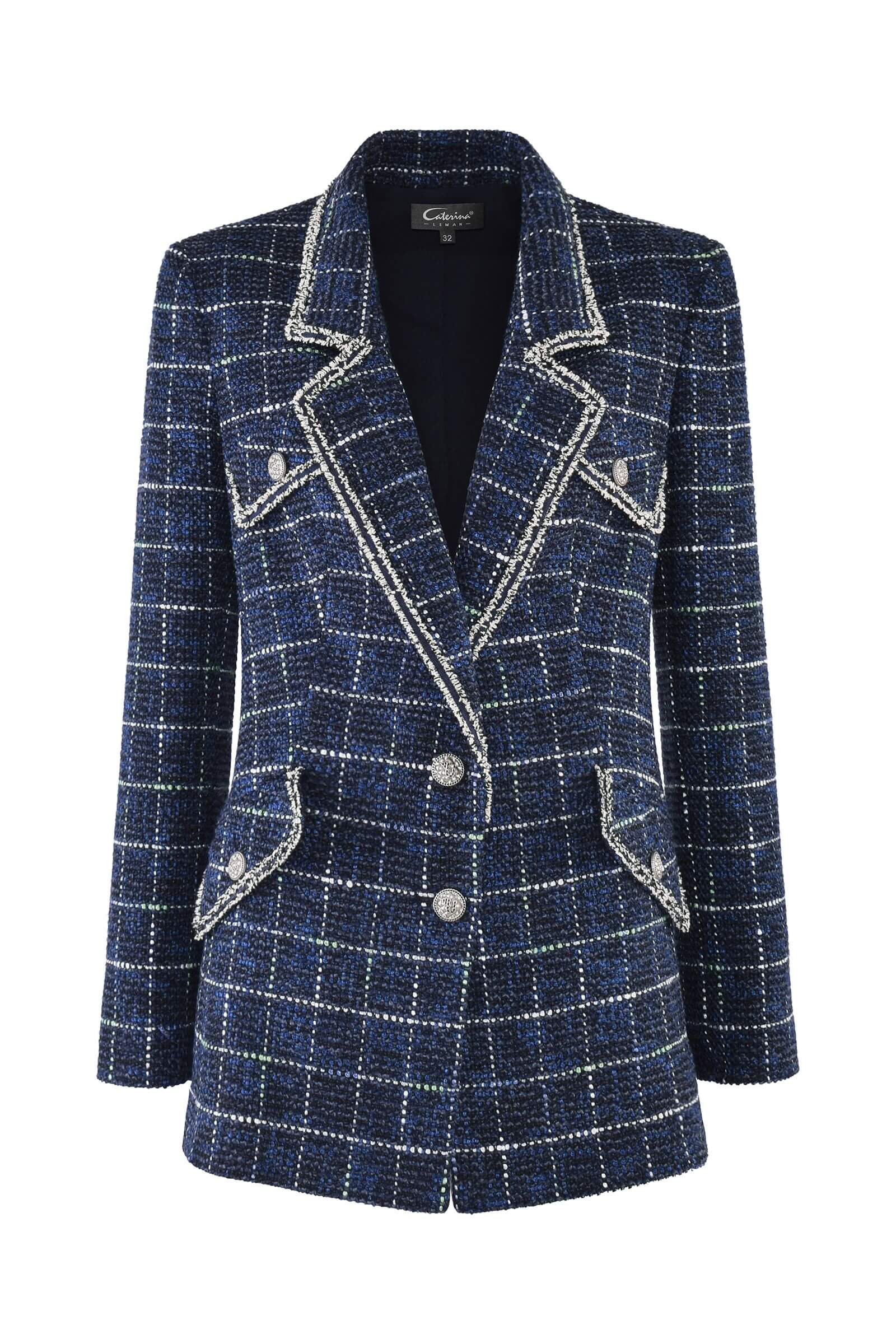 Однобортный пиджак из букле Бренд Caterina Leman