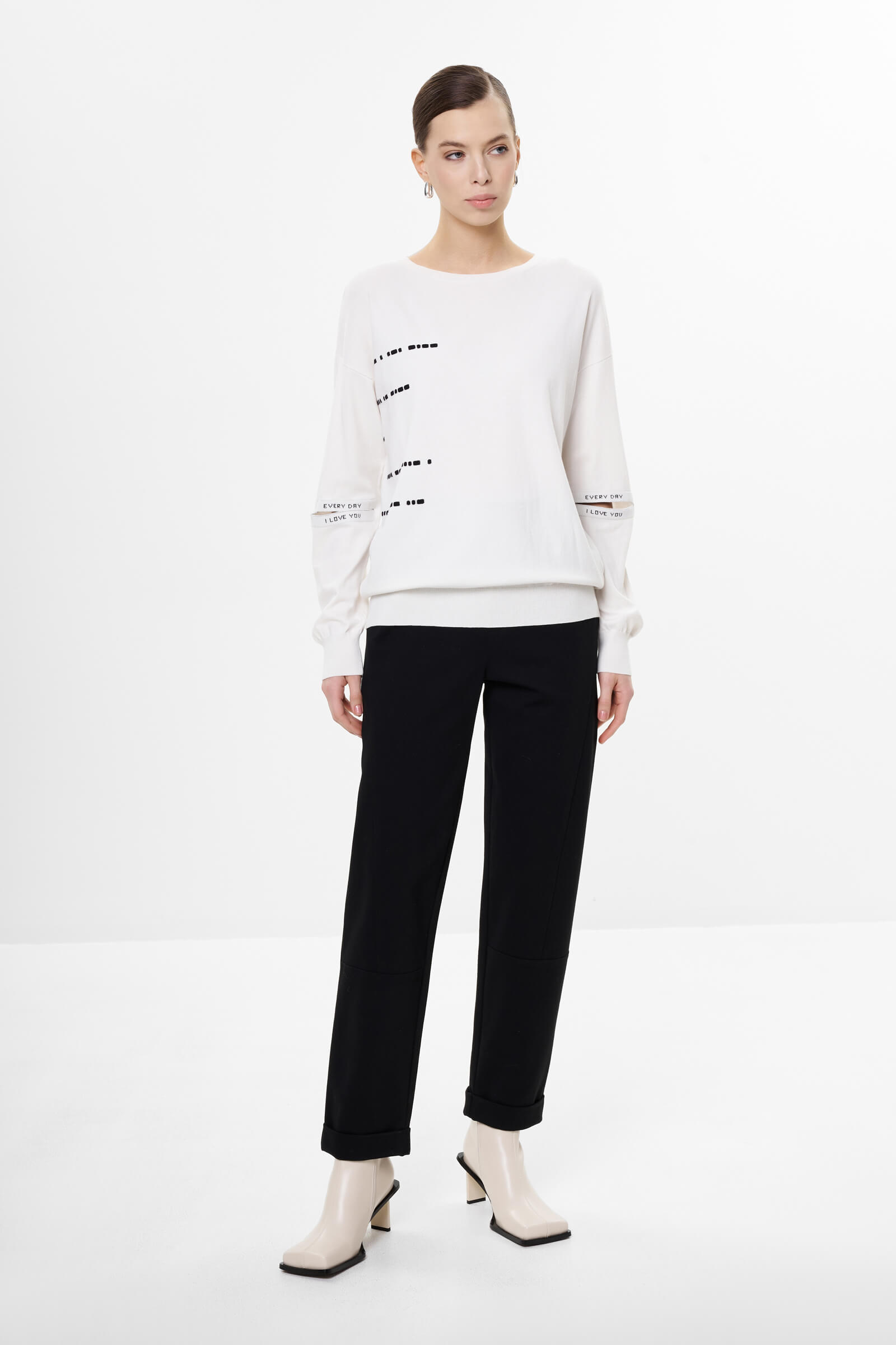 Джемпер из смесовой вискозы Бренд Sarah Pacini