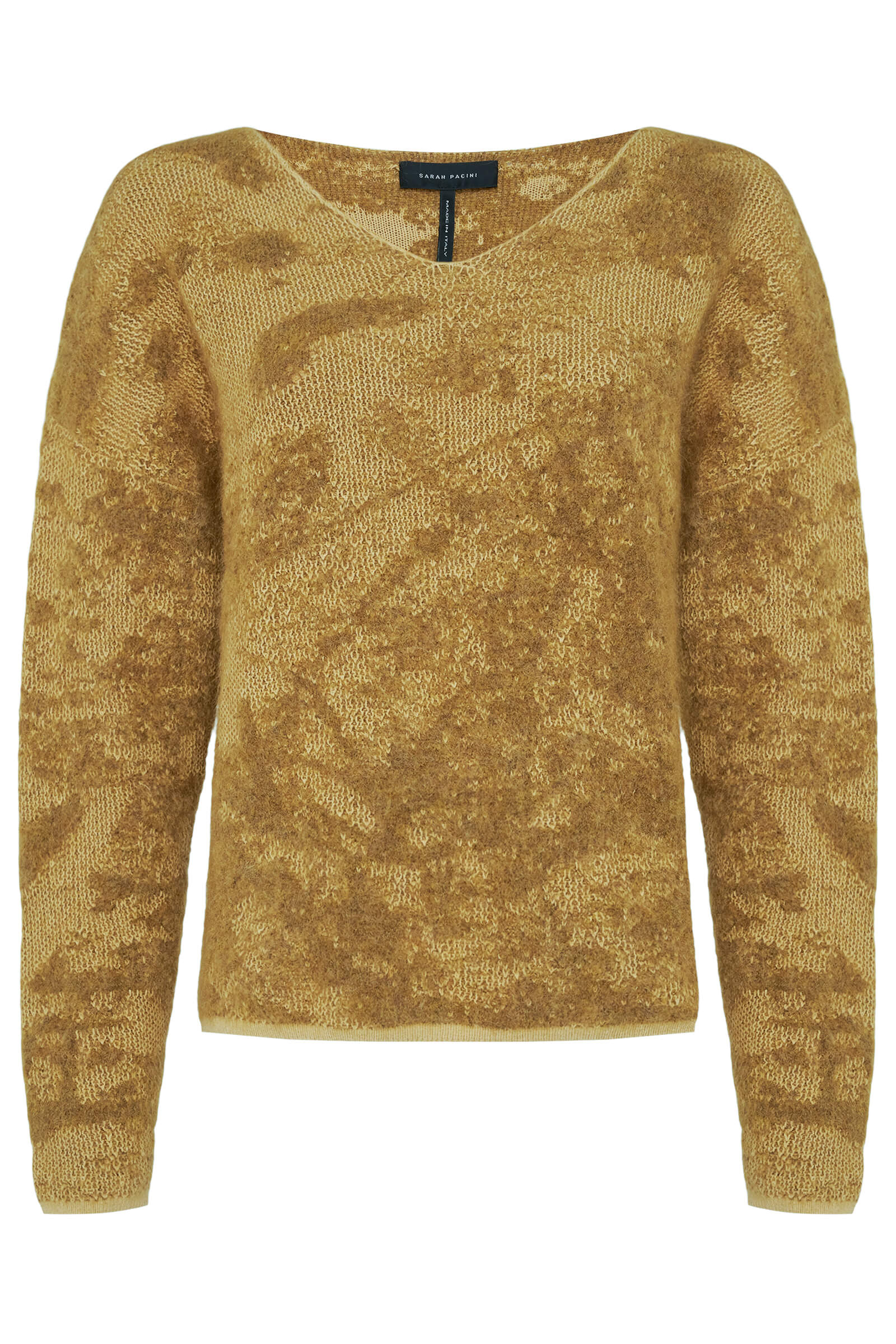 Пуловер с мохером и шерстью Бренд Sarah Pacini