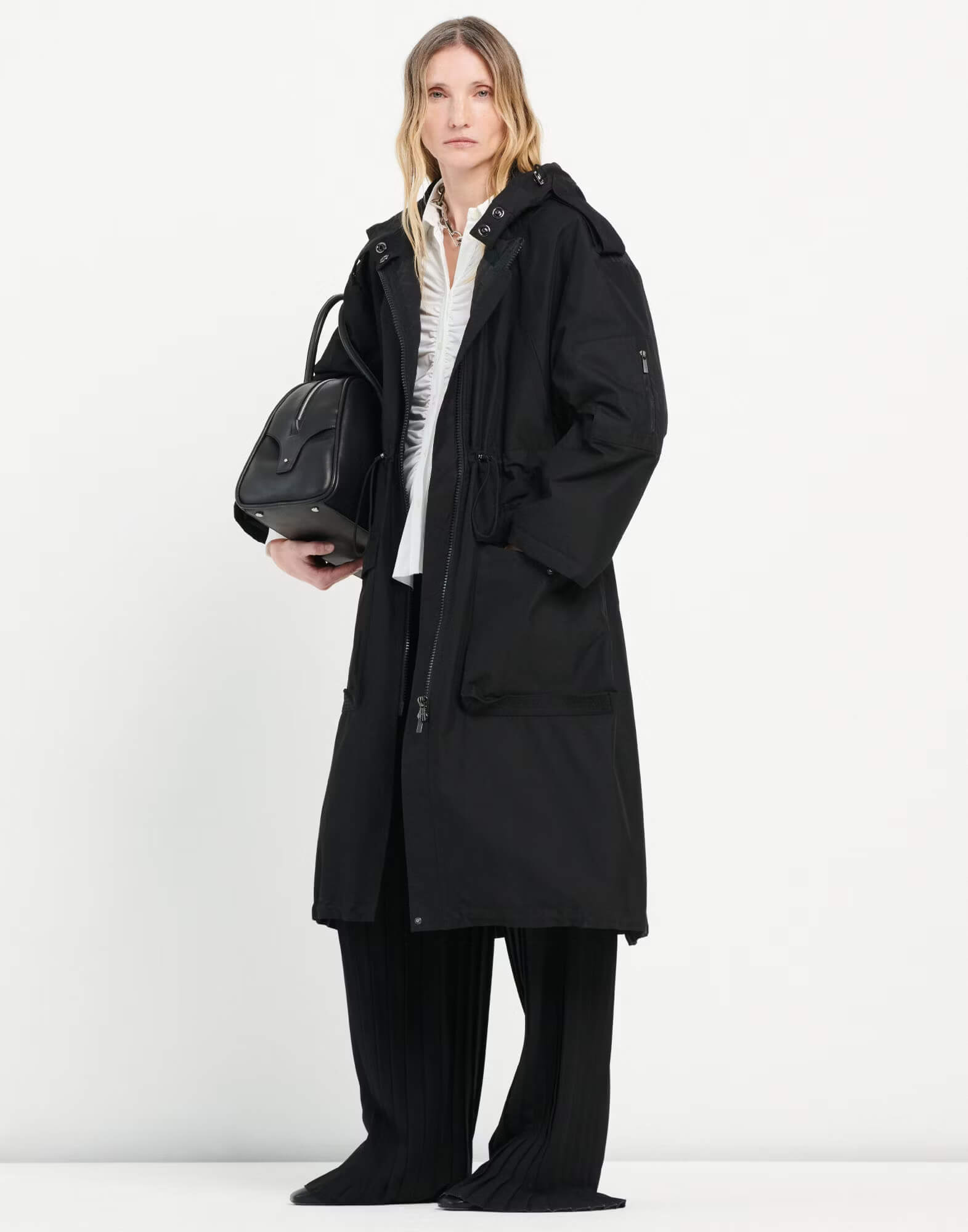 Брюки плиссированные Бренд High