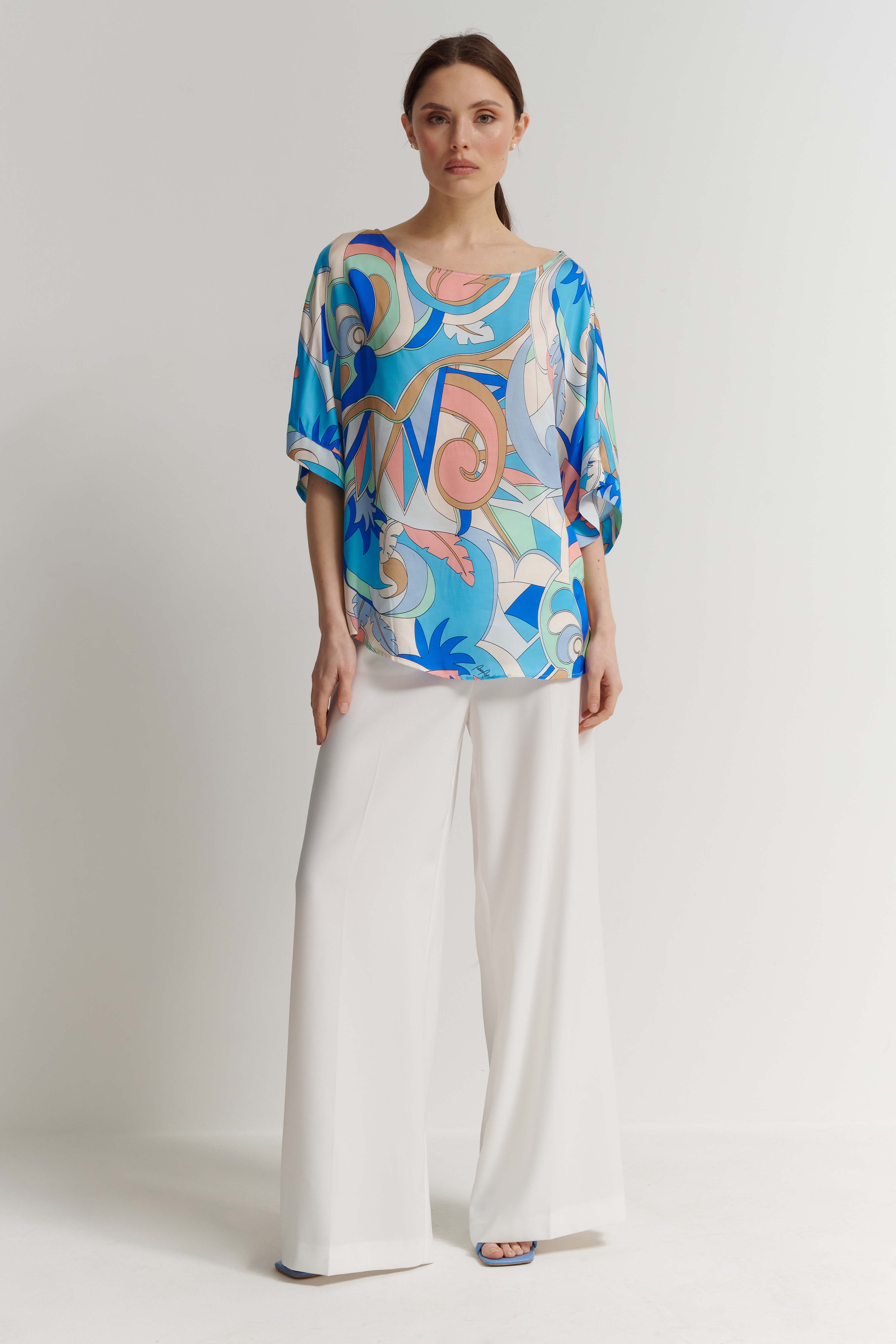 Блузка с абстрактным принтом Бренд Rocco Ragni
