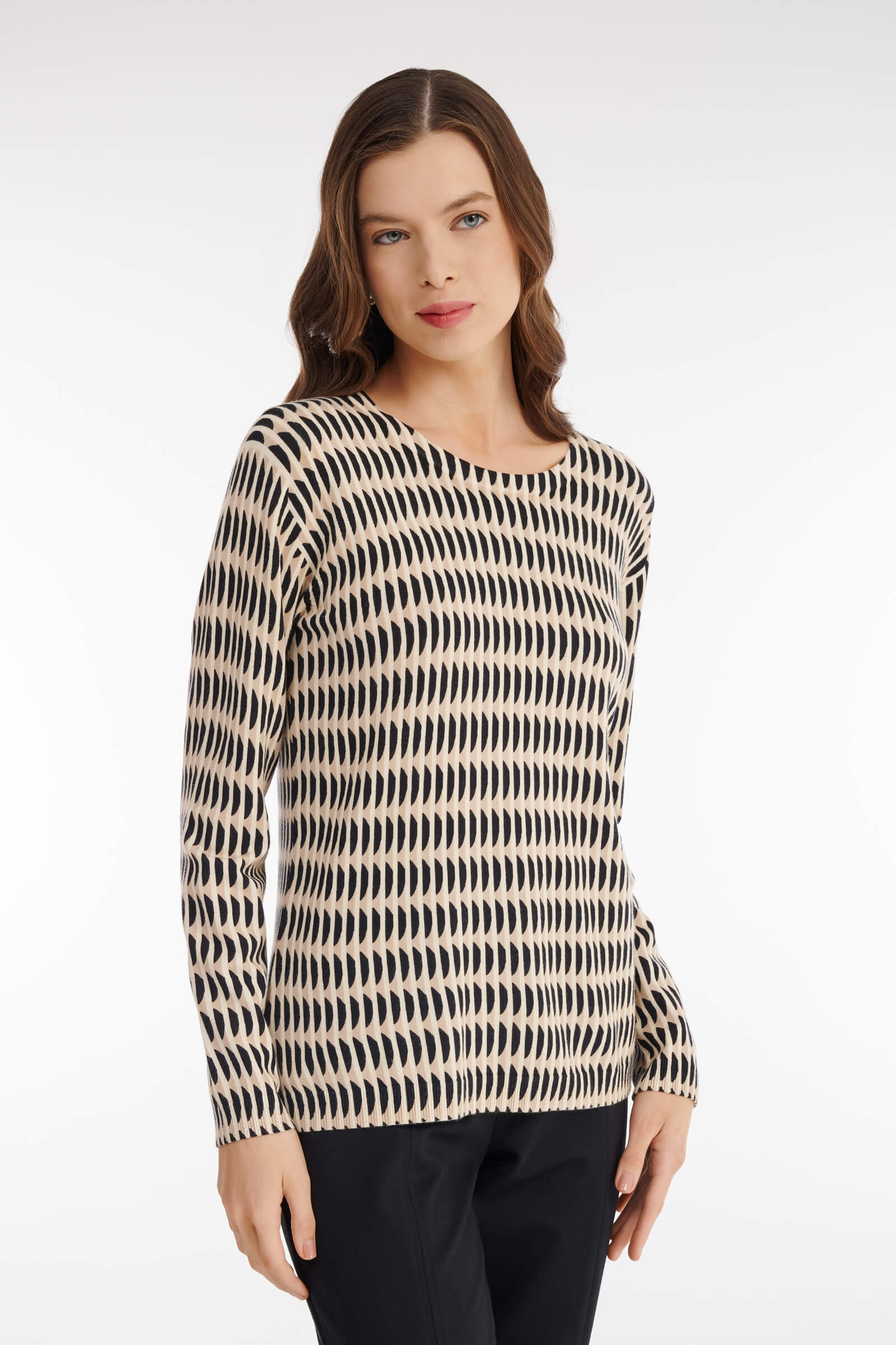 Джемпер с узором Бренд Diana Gallesi