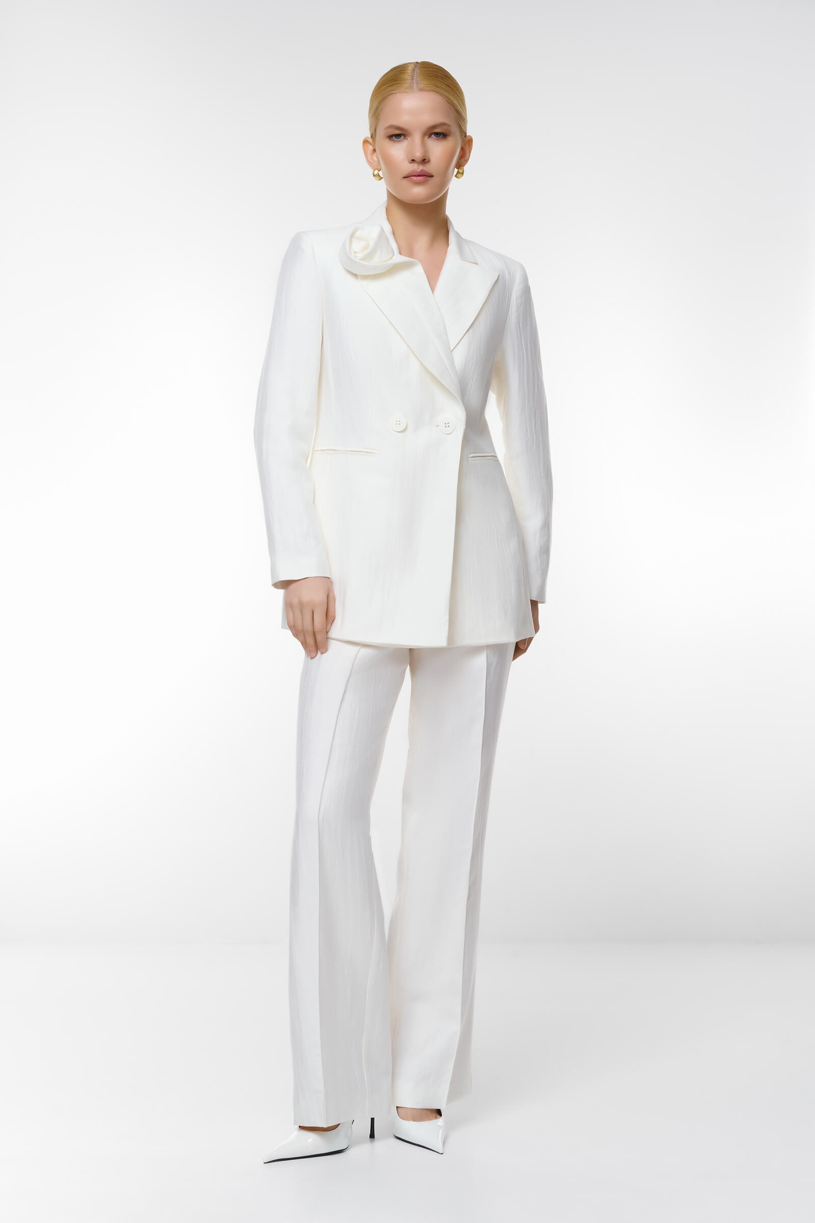 Брюки с добавлением льна Бренд Caterina Leman