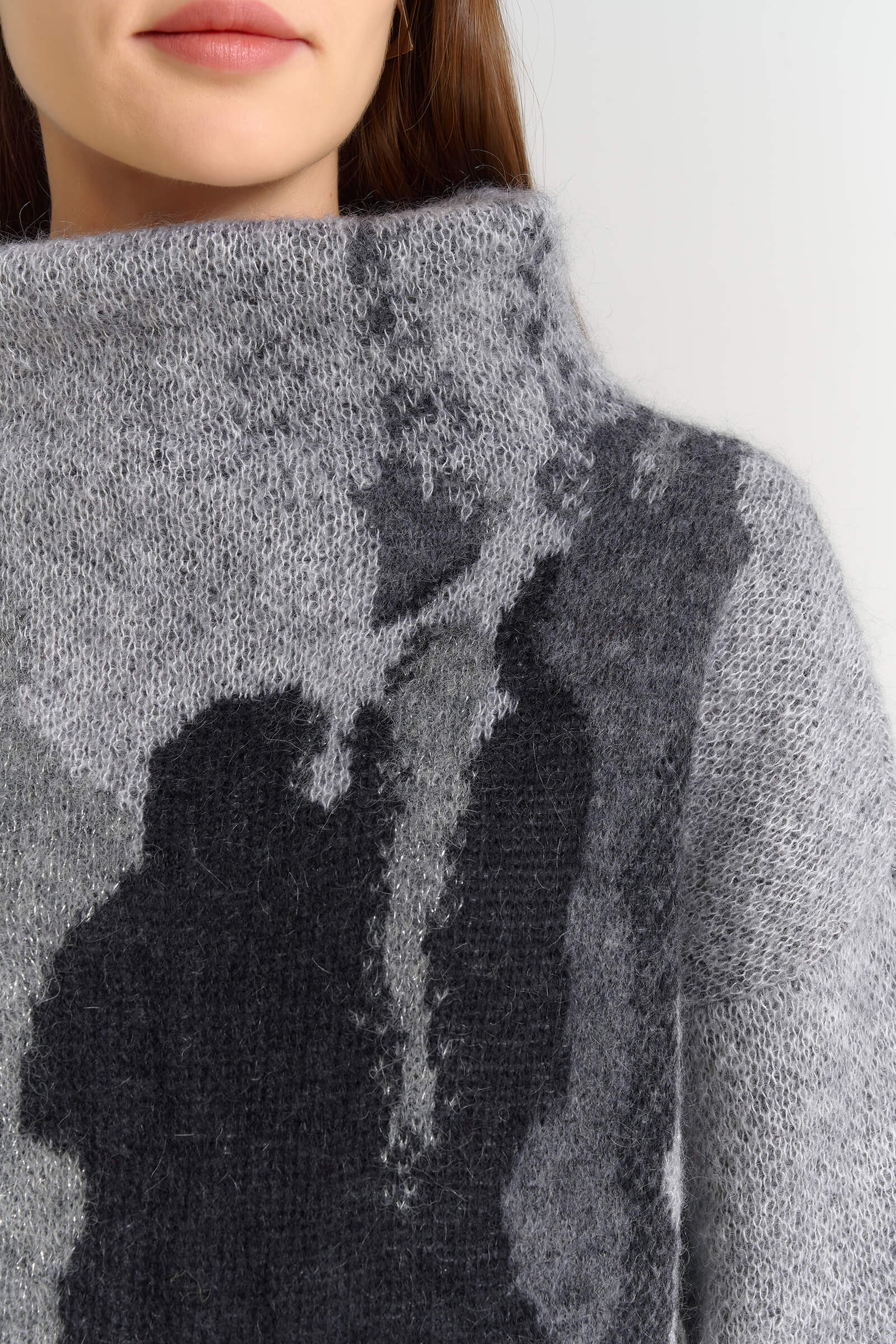 Свитер из мохера и шерсти Бренд Sarah Pacini