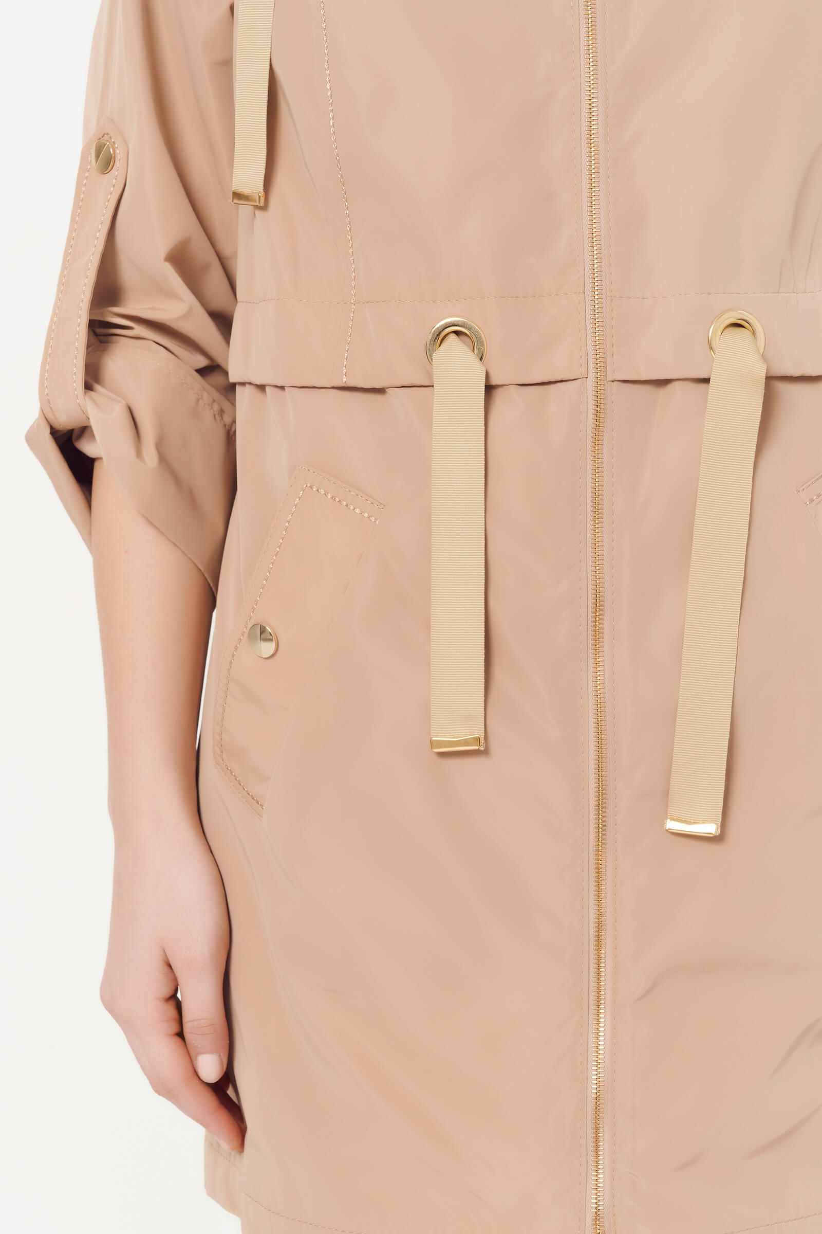 Удлиненная куртка с капюшоном Бренд Caterina Leman