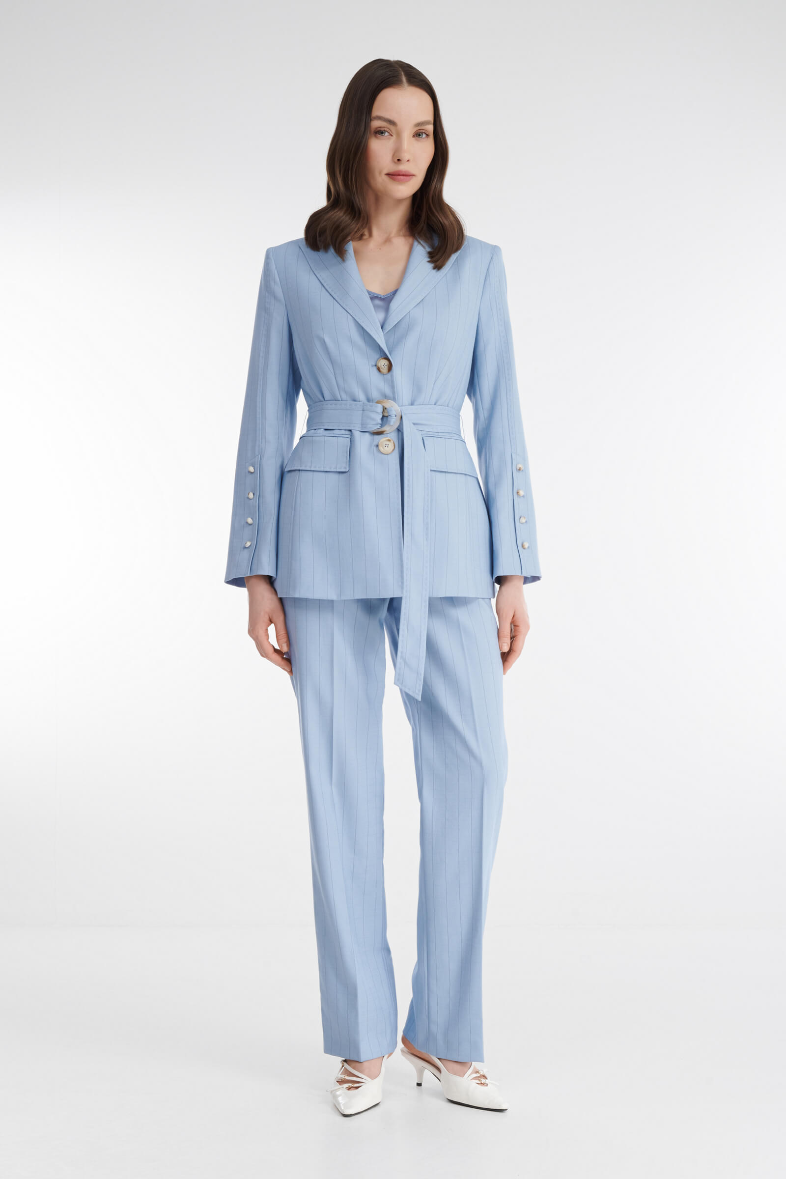 Прямые брюки со стрелками Бренд Caterina Leman